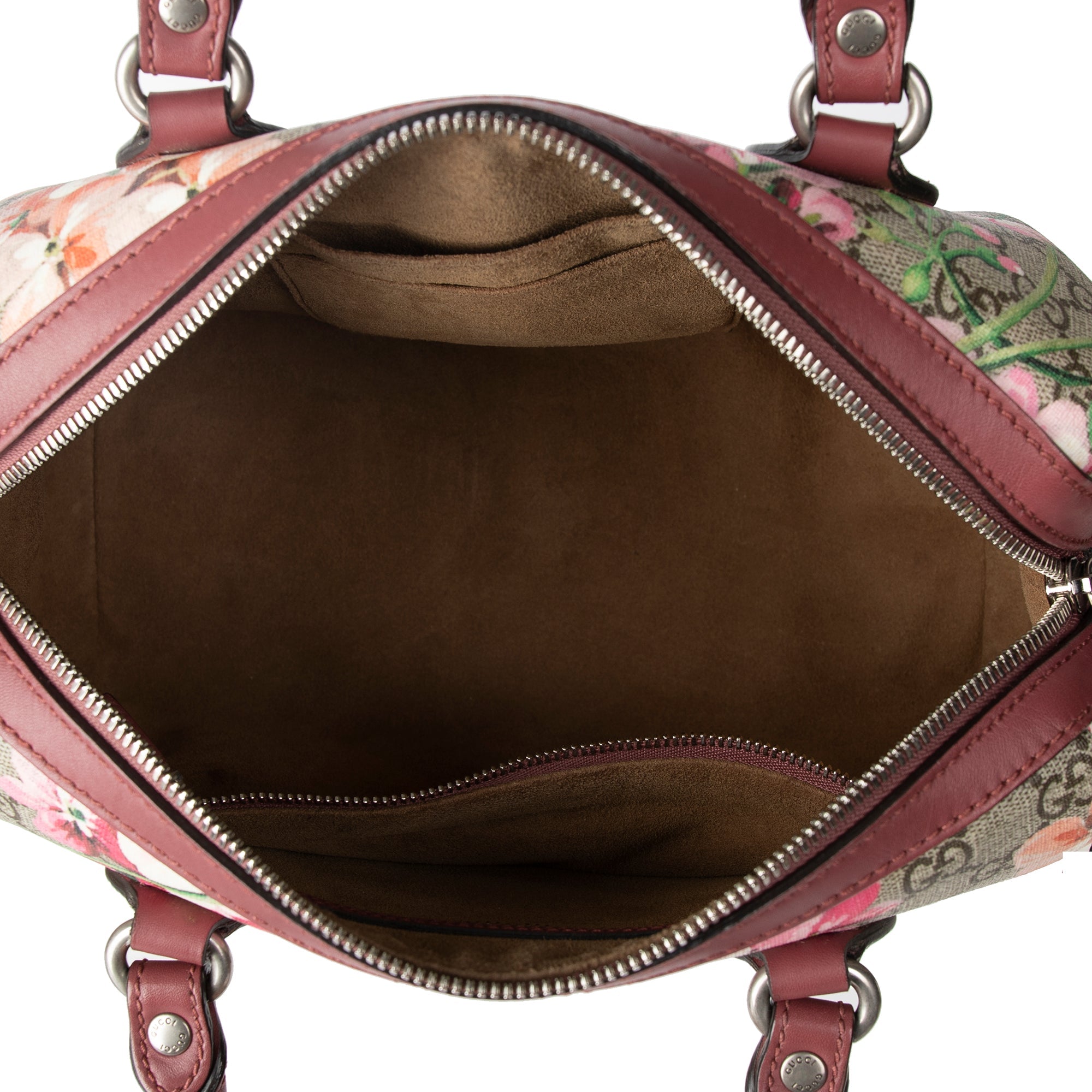 Gucci GG Supreme Blooms Small Boston Bag