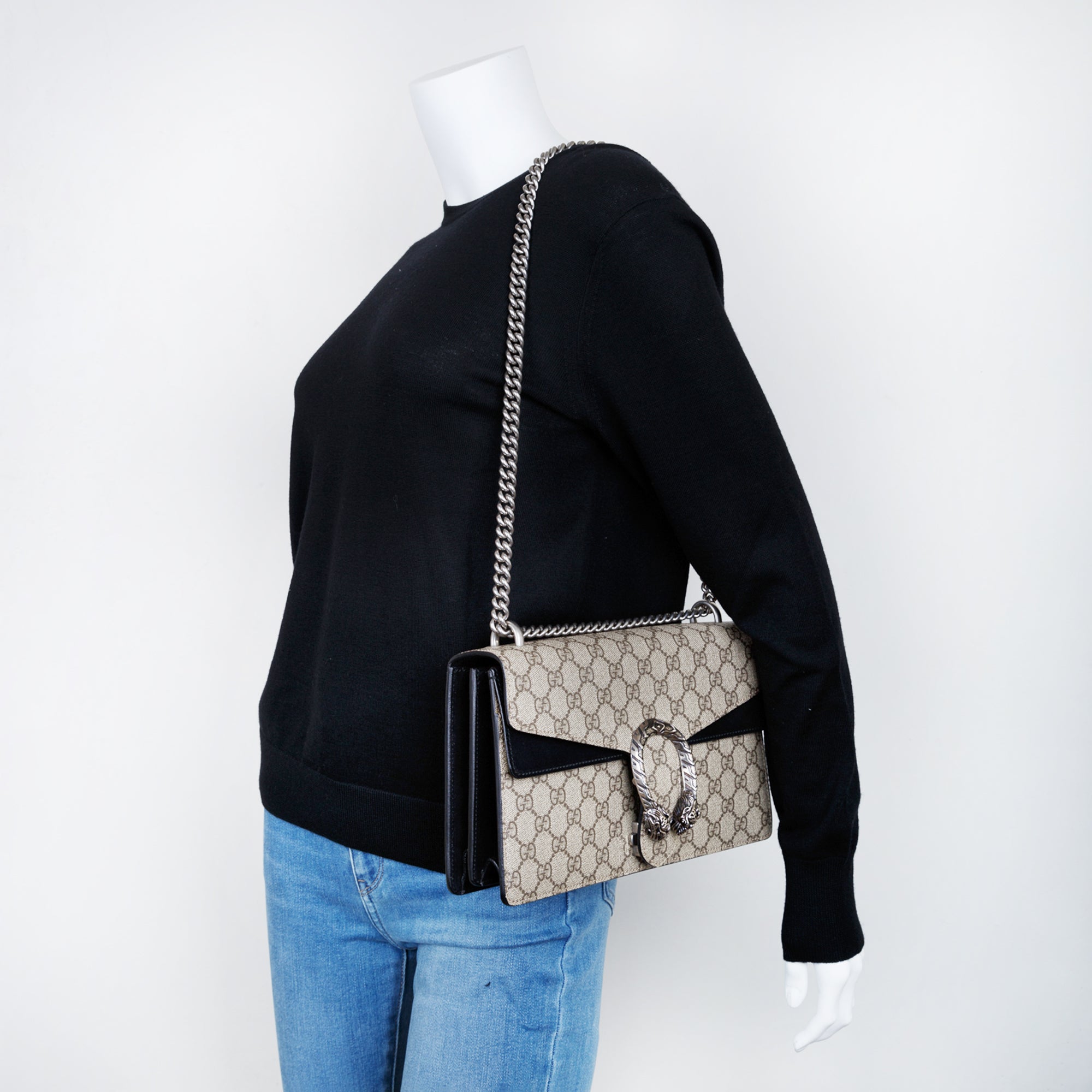 Gucci GG Supreme Dionysus Small Shoulder Bag