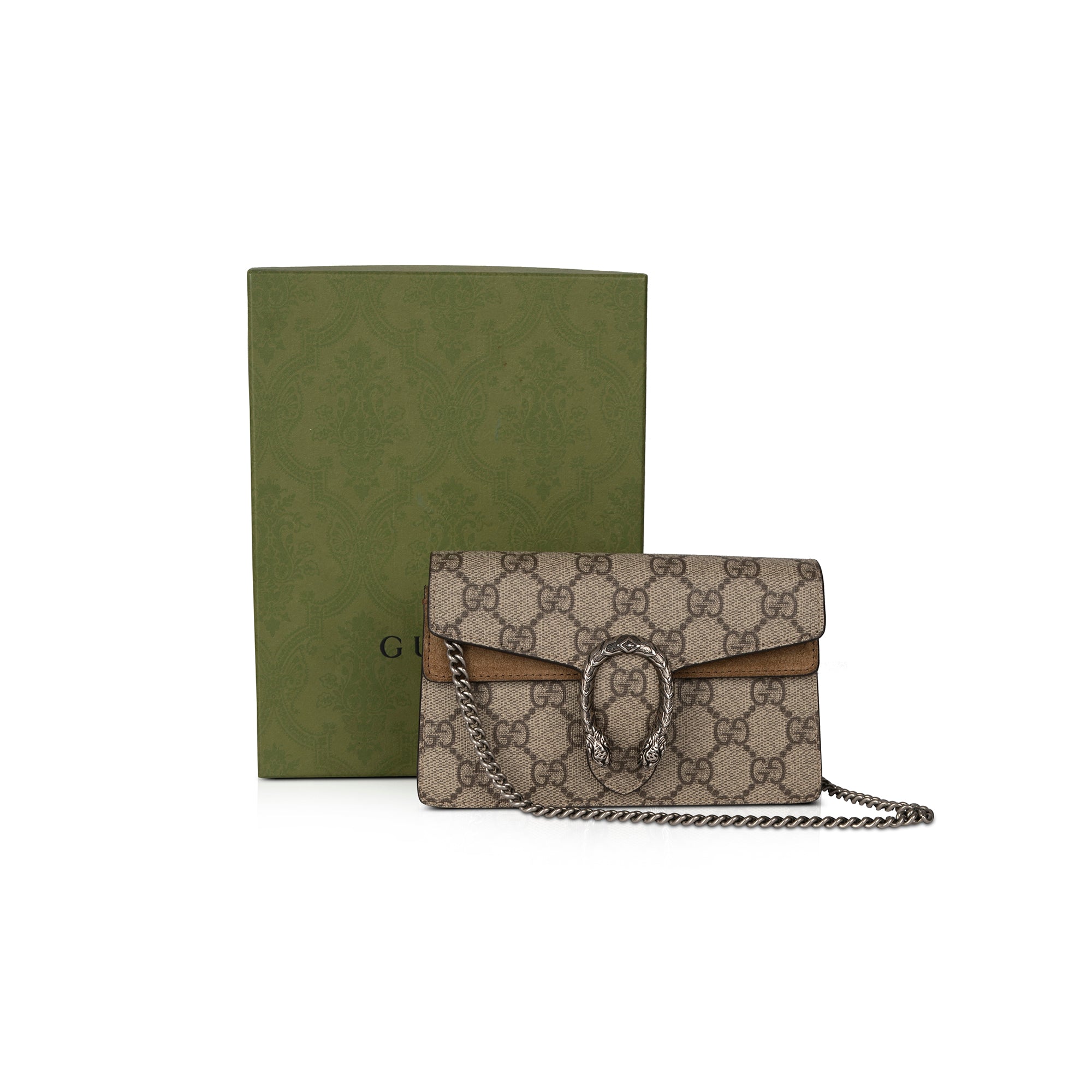 Gucci GG Supreme Dionysus Super Mini Bag w/ Box