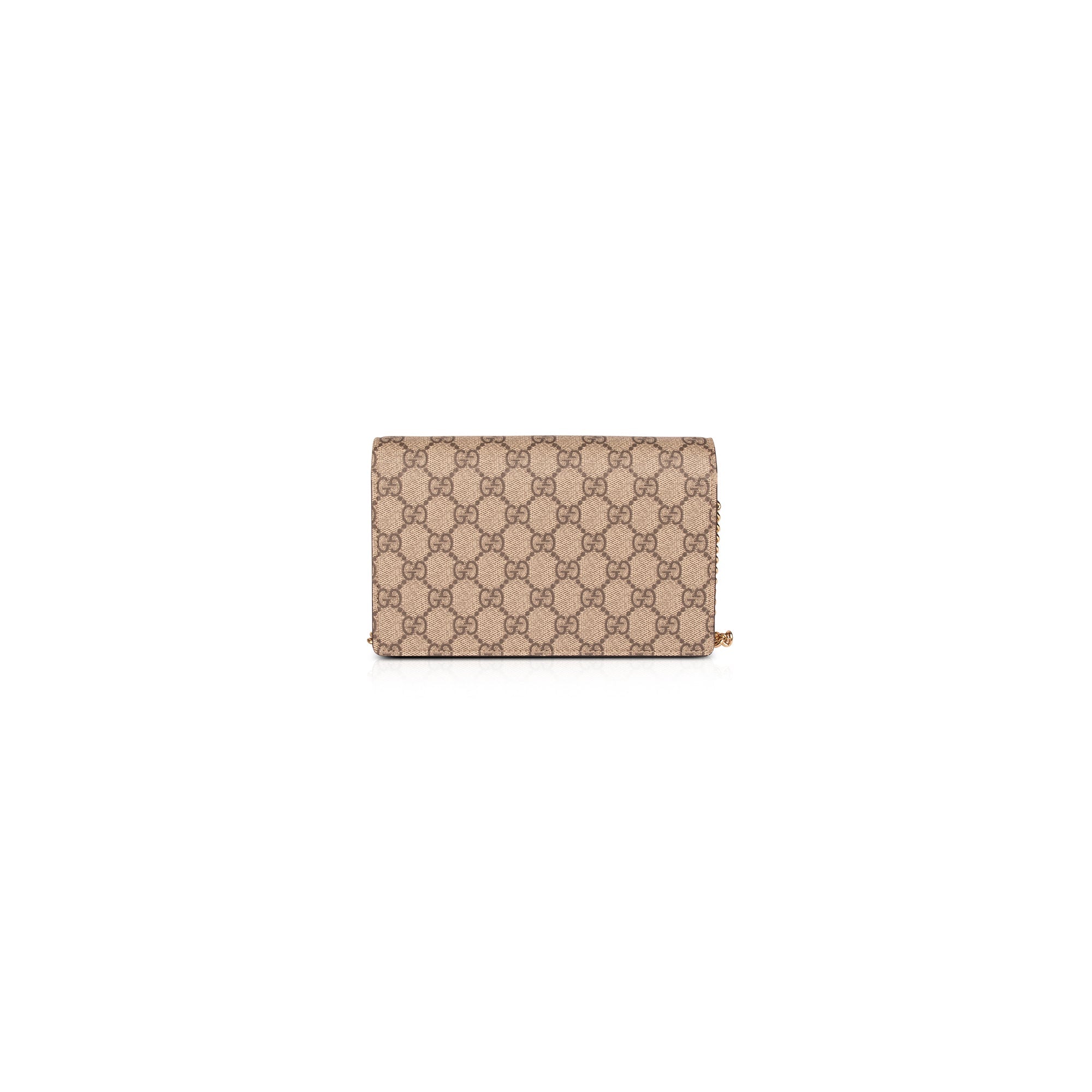 Gucci GG Supreme Limited Edition Valentine's Day Wallet on Chain w/ Box