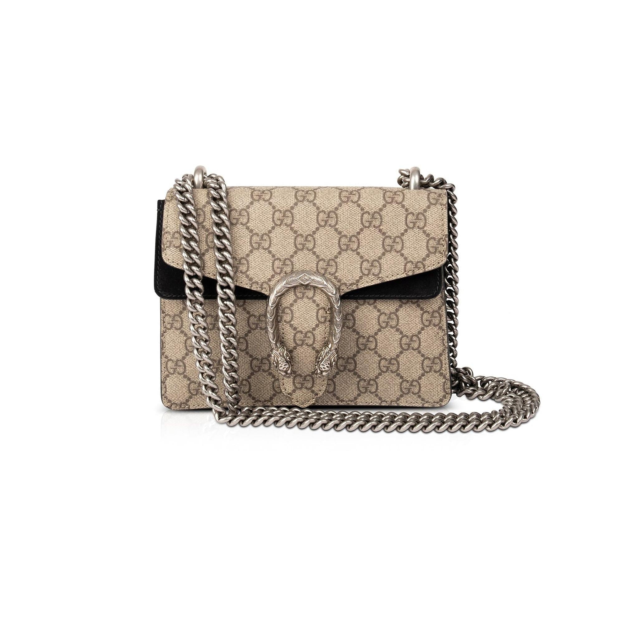 Gucci GG Supreme Mini Dionysus Shoulder Bag w/ Box
