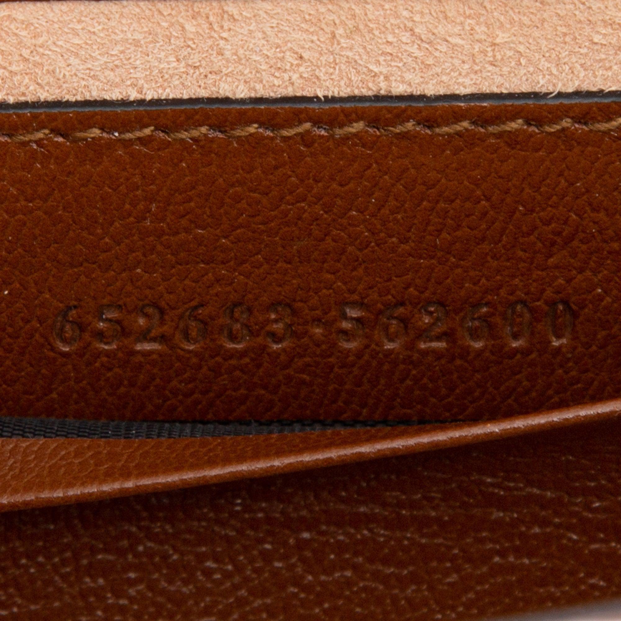 Gucci GG Supreme Padlock Mini Bag w/ Strap & Box