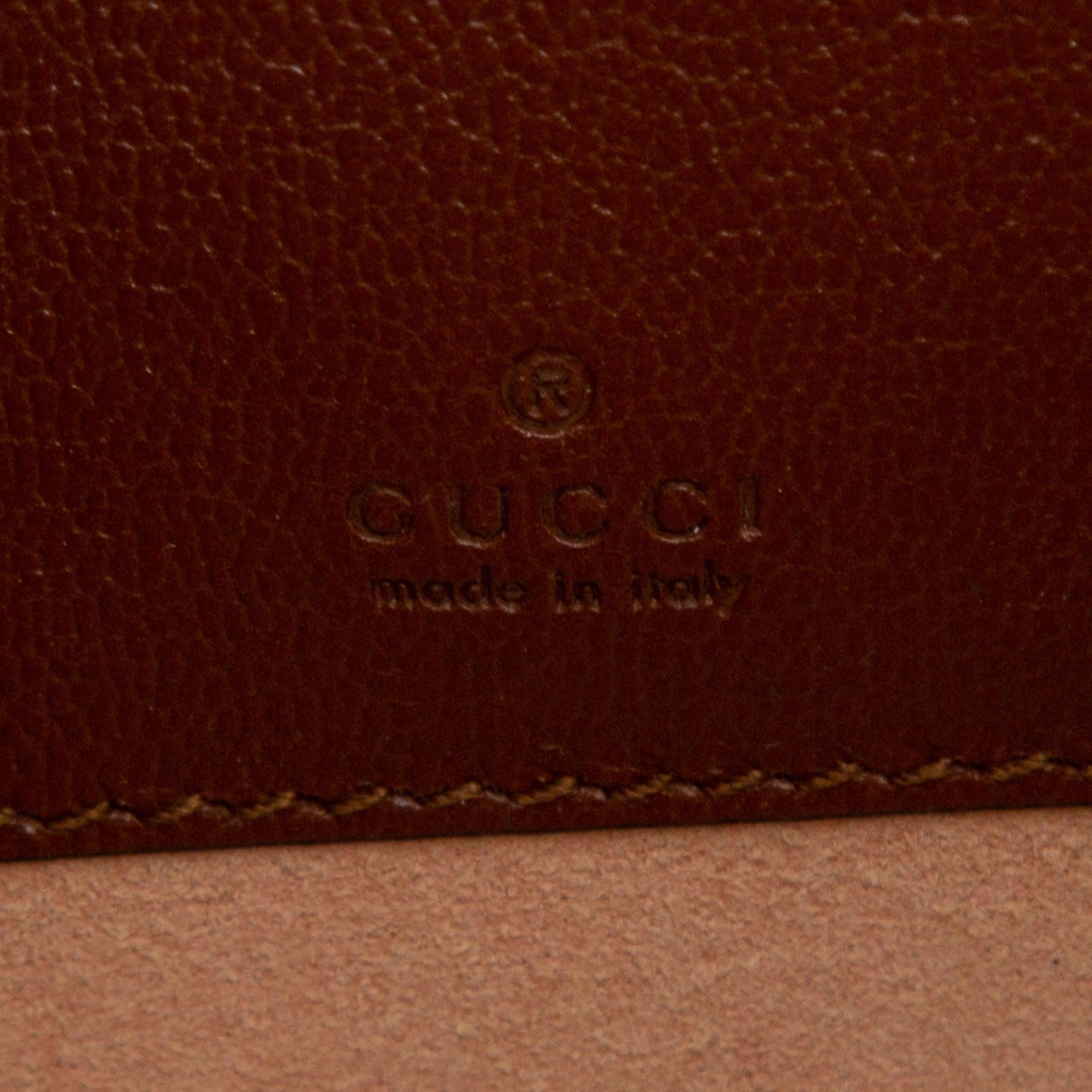 Gucci GG Supreme Padlock Mini Bag w/ Strap & Box