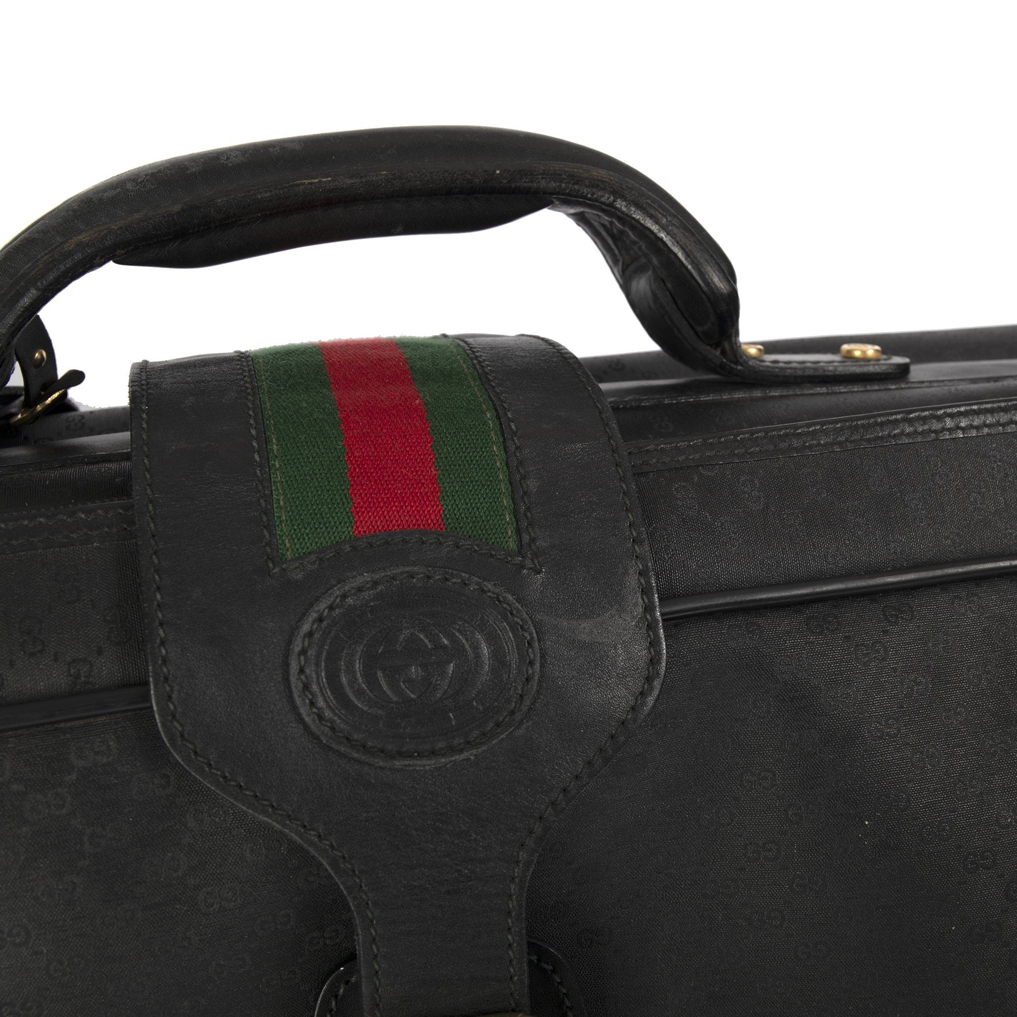 Gucci GG Supreme Suitcase 75