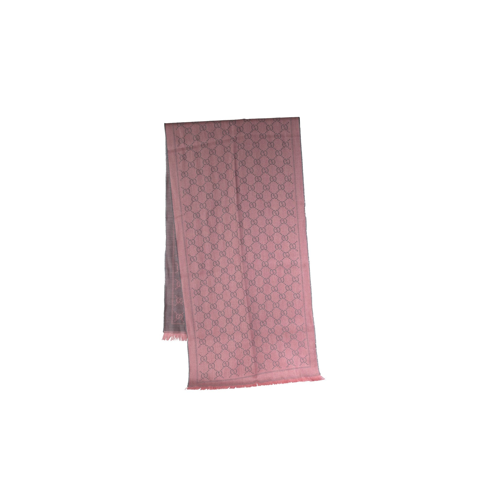 Gucci GG Wool Scarf with Box