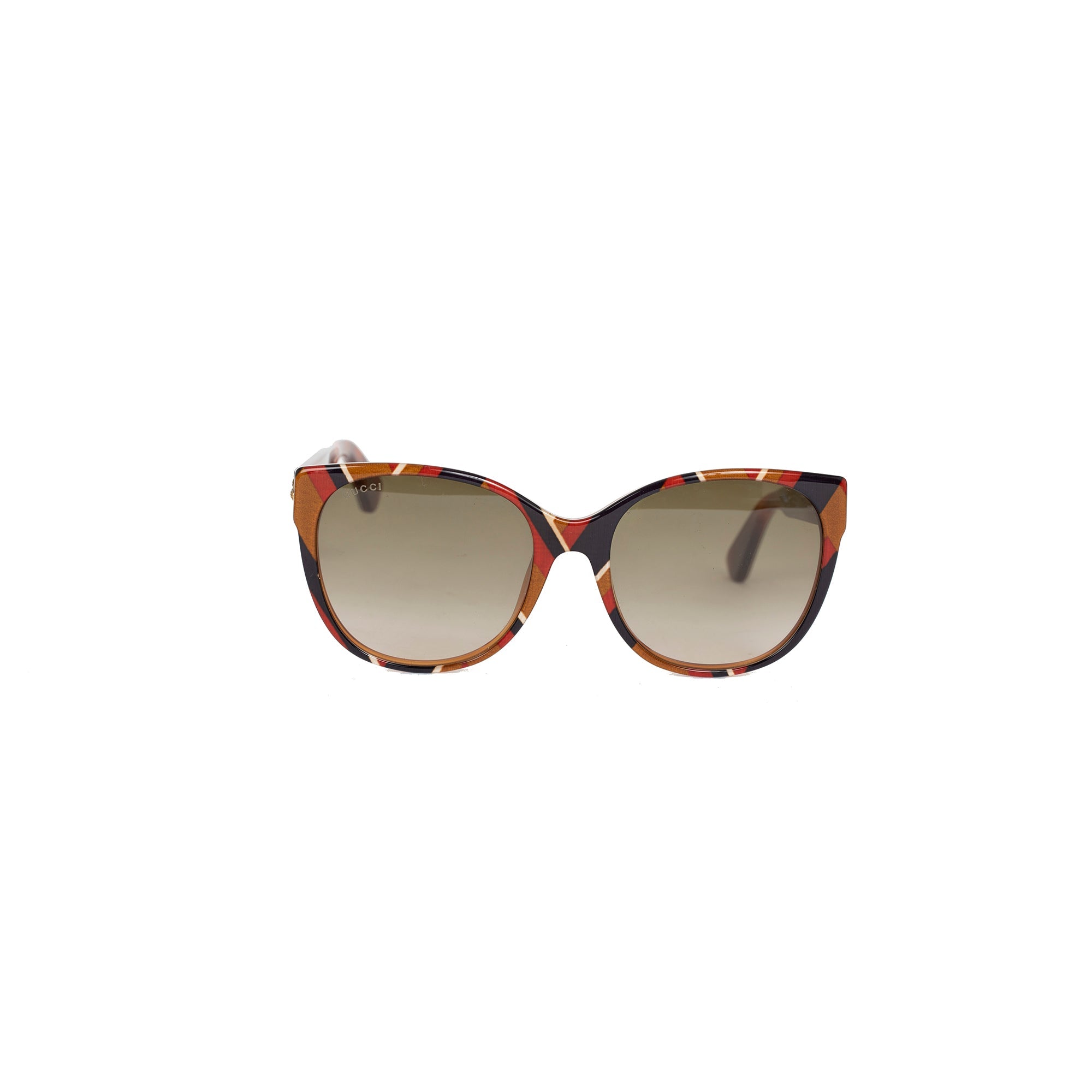 Gucci GG0097S Round-Frame Sunglasses w/ Case