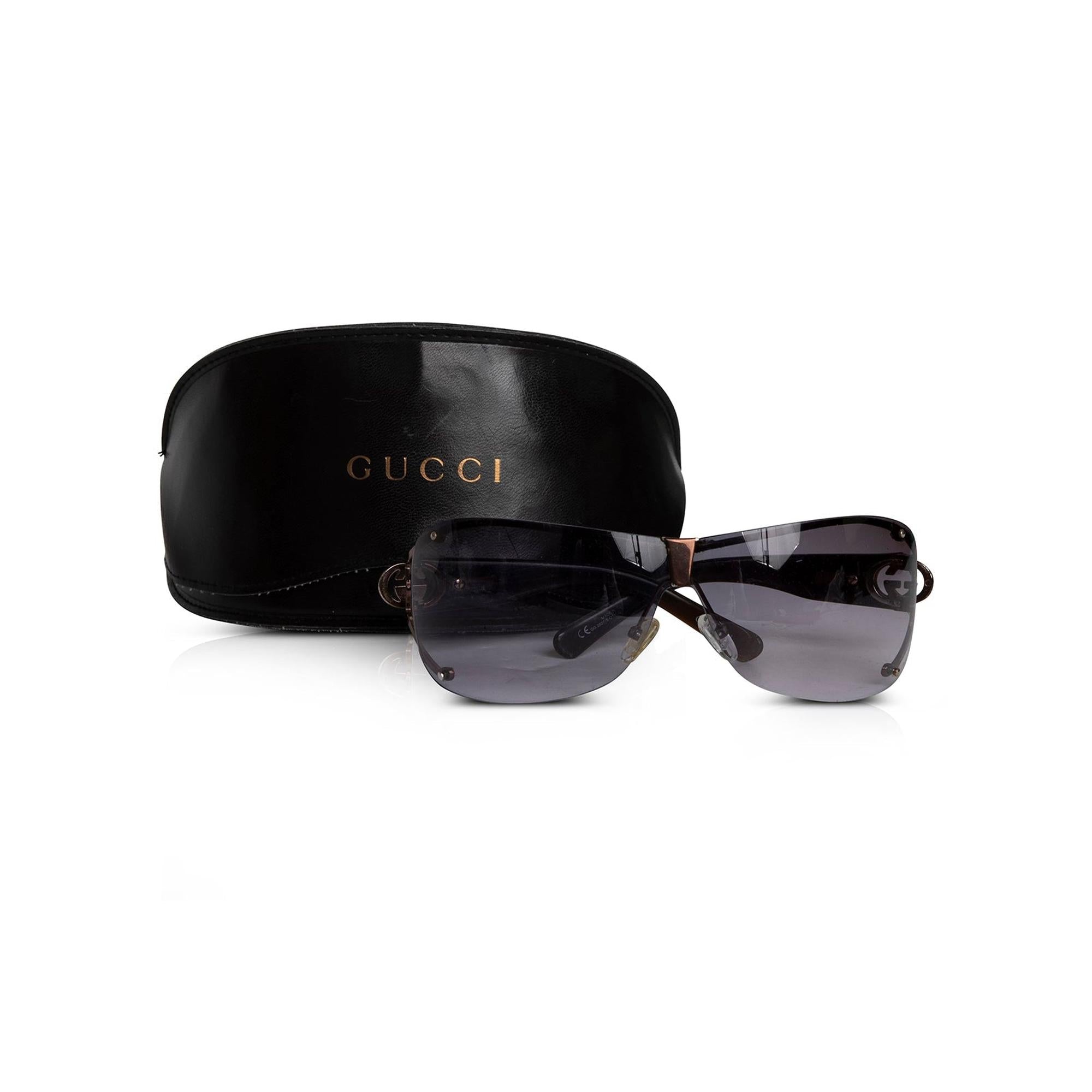 Gucci GG2807/S GG Crystal Shield Sunglasses w/ Case
