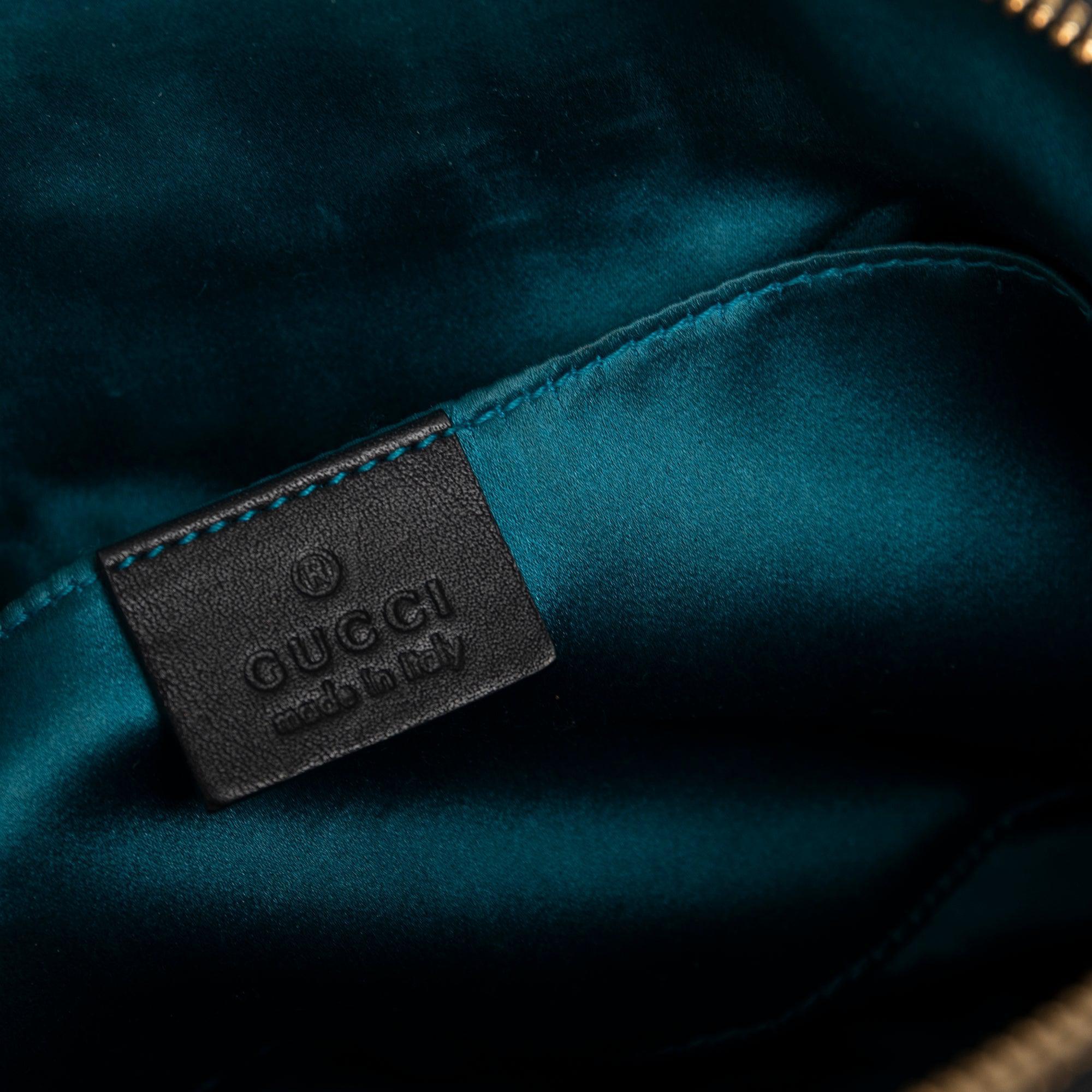 Gucci Green Suede Small Ophidia Crossbody Bag