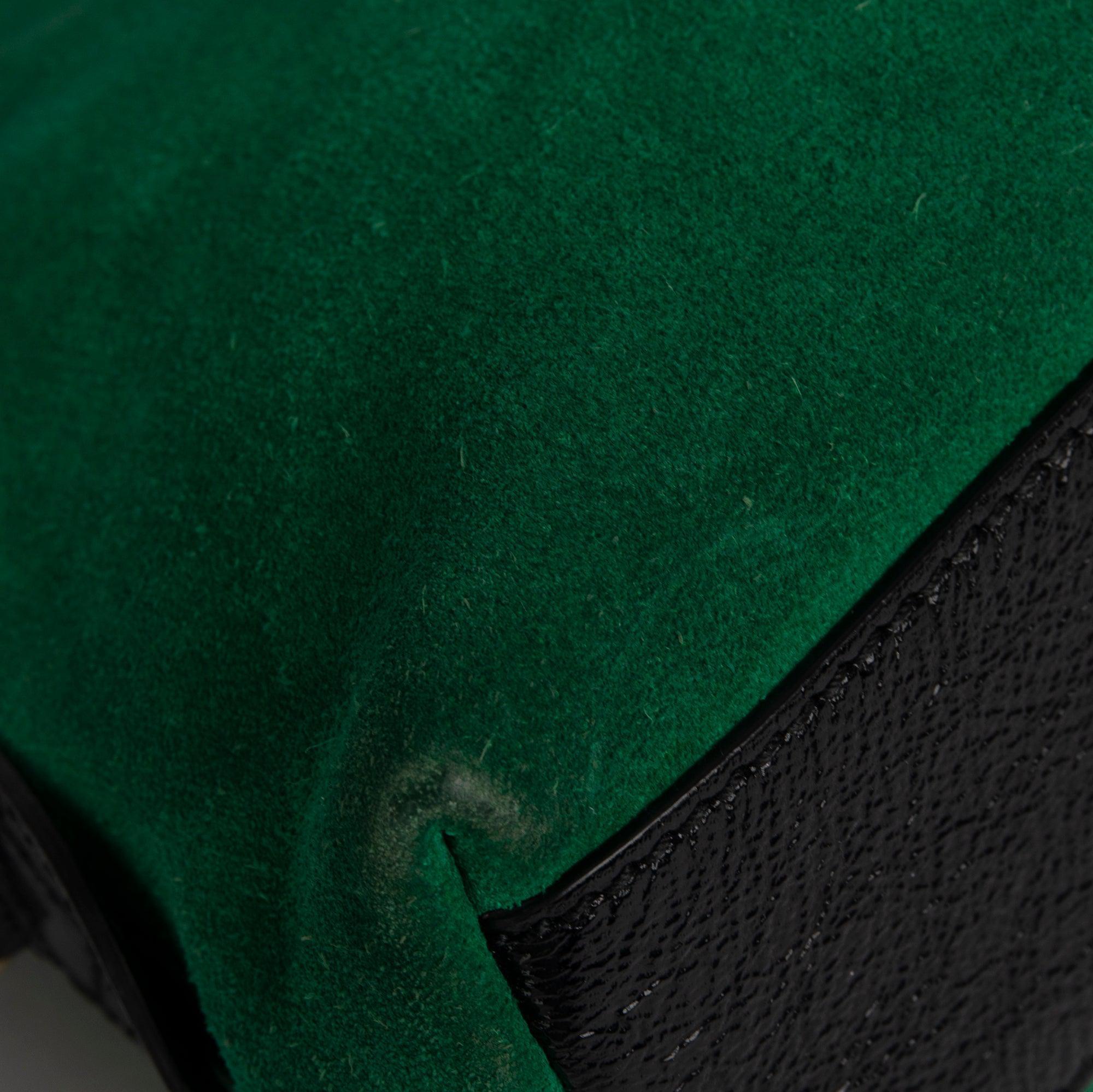 Gucci Green Suede Small Ophidia Crossbody Bag