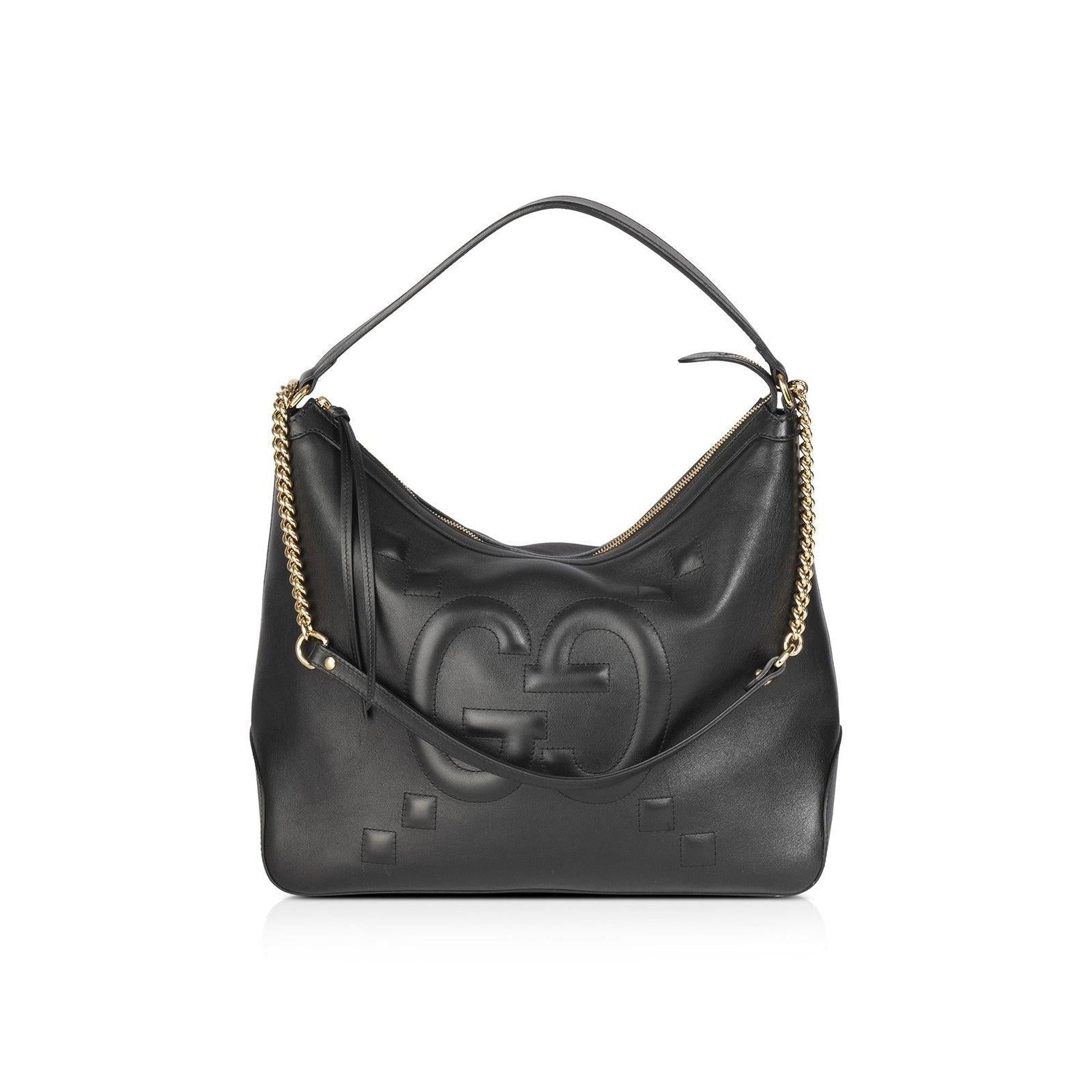 Gucci GucciGhost Embossed Apollo Hobo