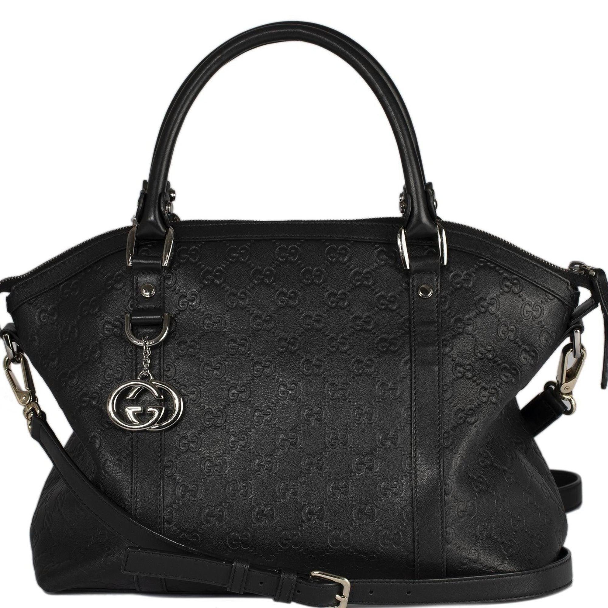 Gucci Guccissima Charm Dome Satchel
