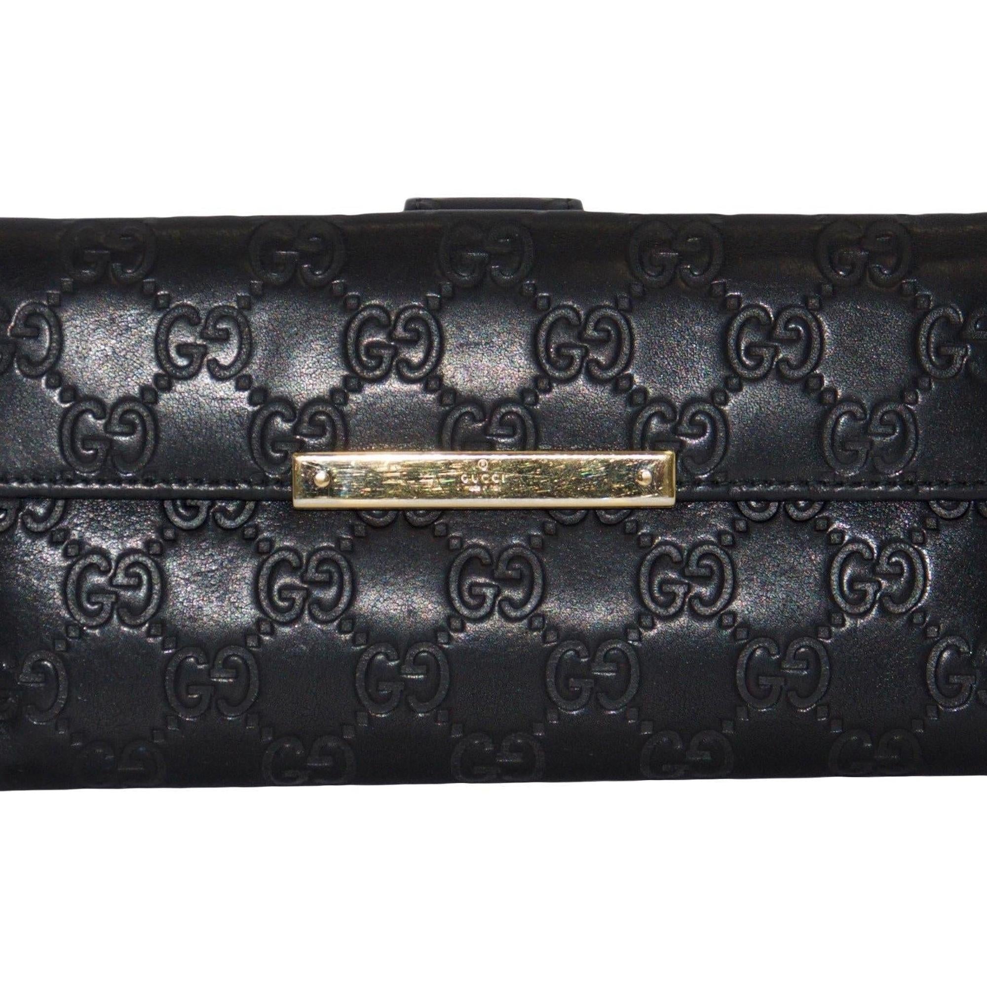 Gucci Guccissima Continental Wallet