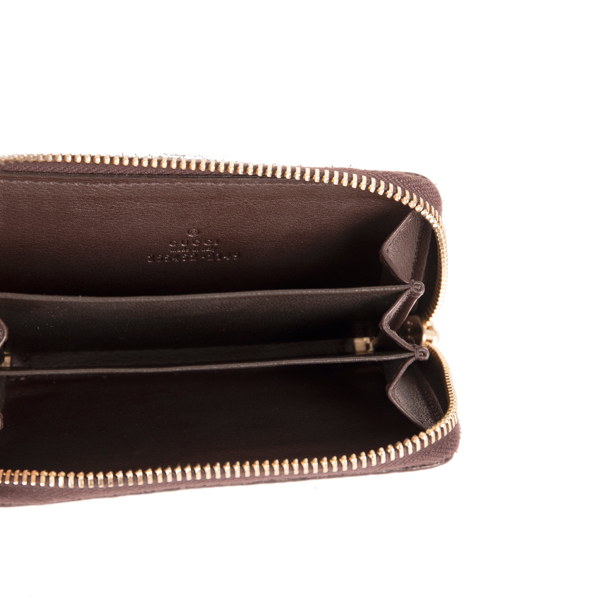 Gucci Guccissima Leather Card Case