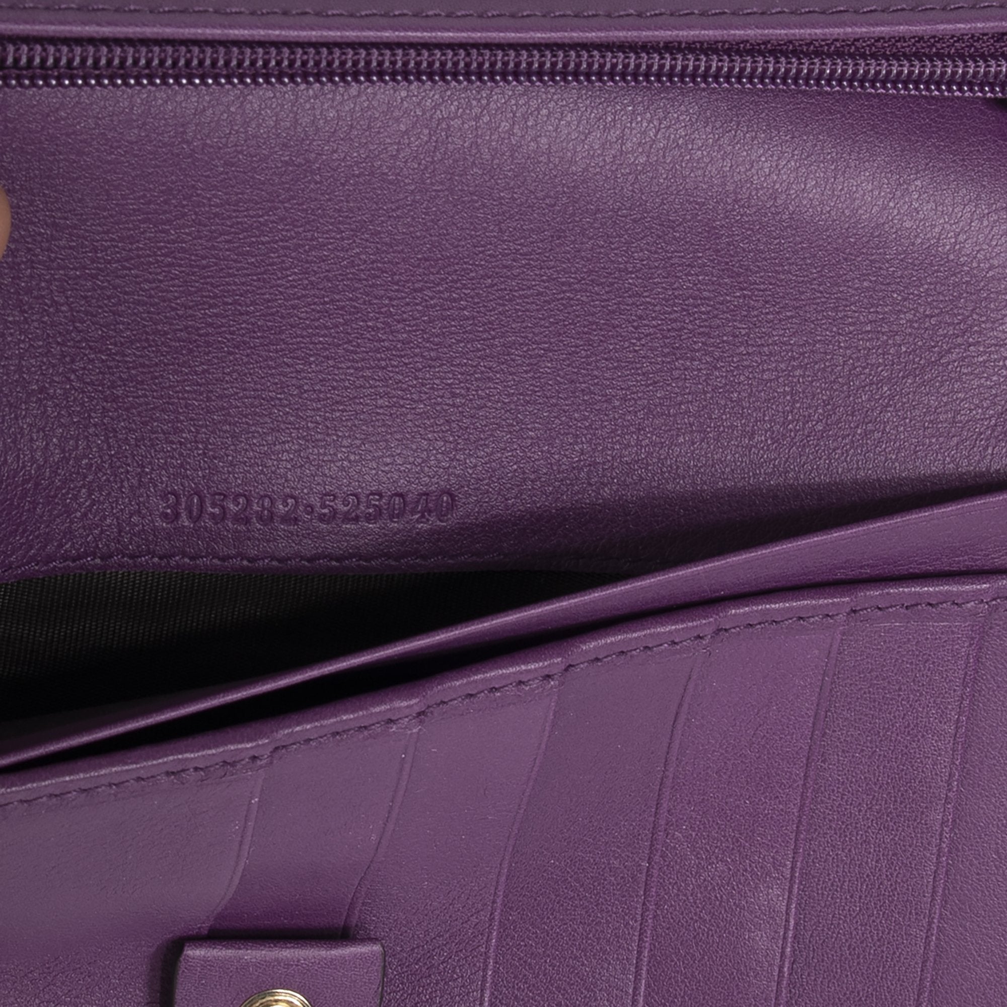 Gucci Guccissima Leather Continental Wallet