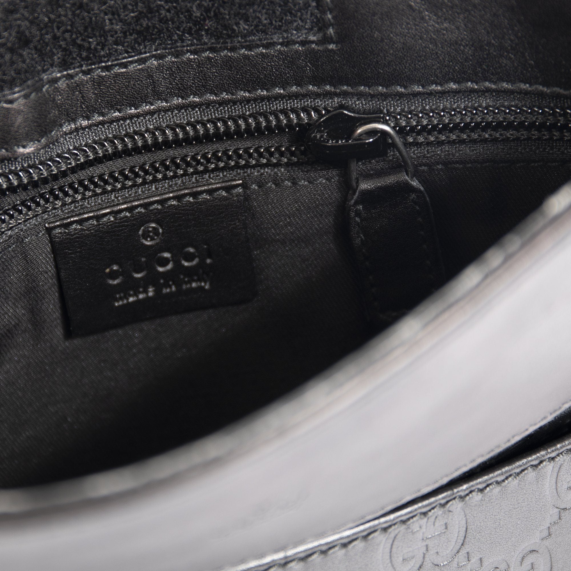 Gucci Guccissima Leather Messenger Bag