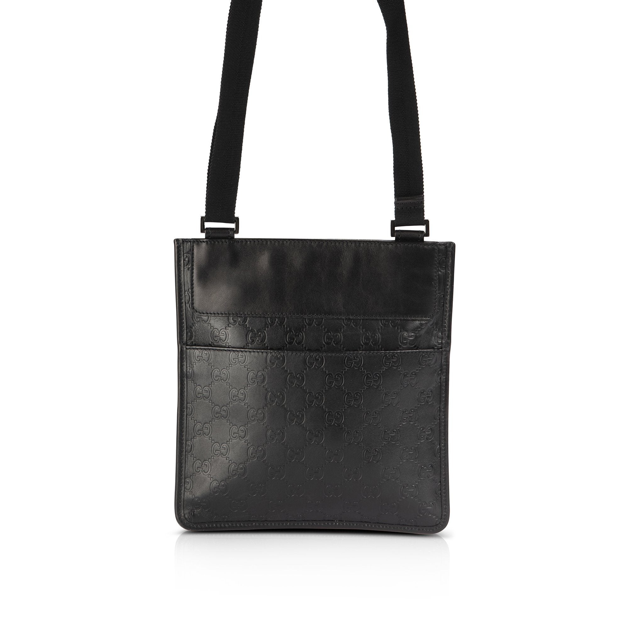 Gucci Guccissima Leather Messenger Bag