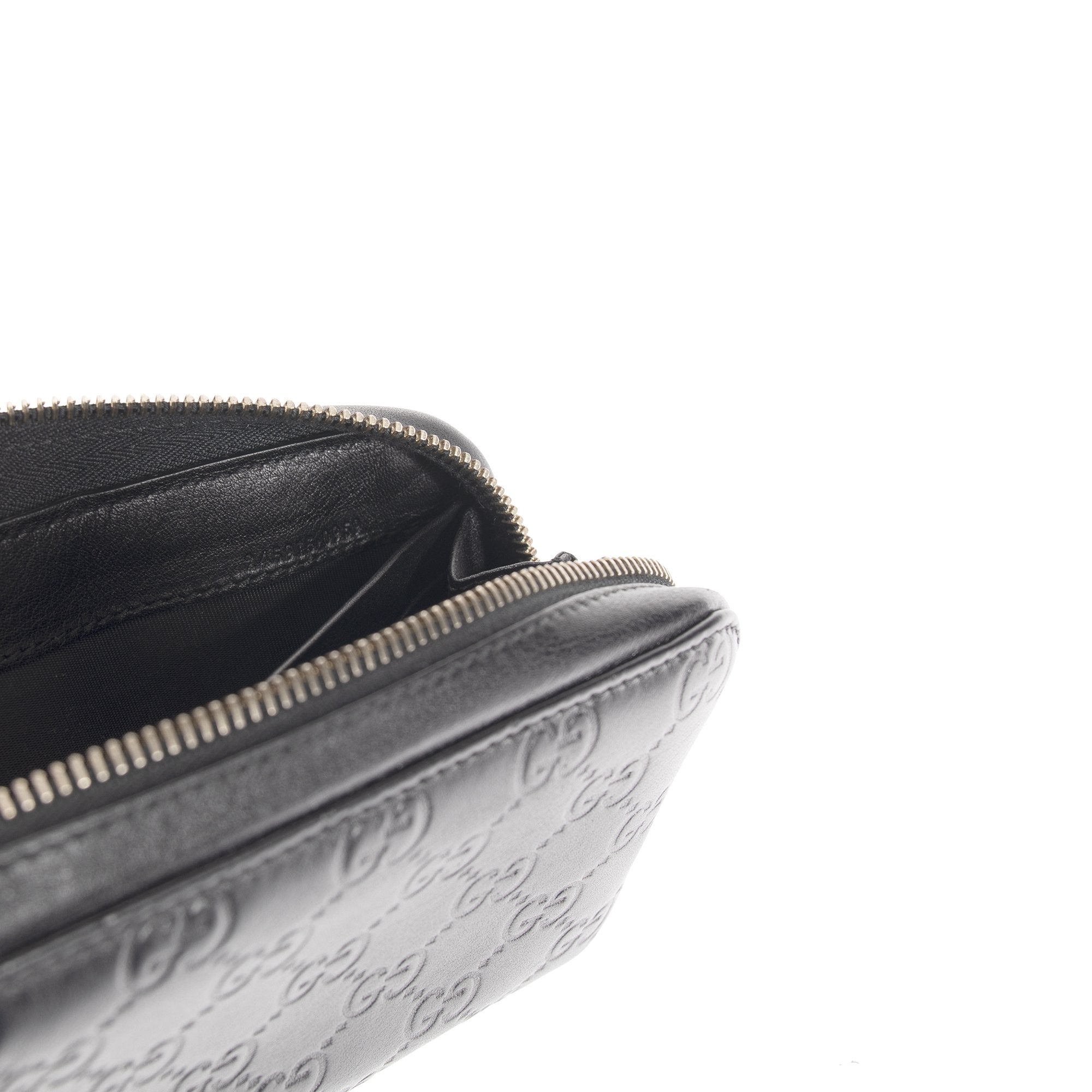 Gucci Guccissima Leather Zip-Around Wallet