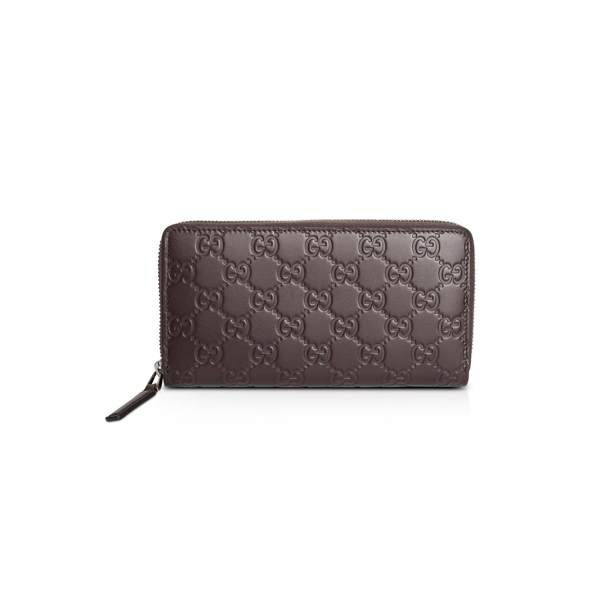 Gucci Guccissima Leather Zip Around Wallet w/ Box