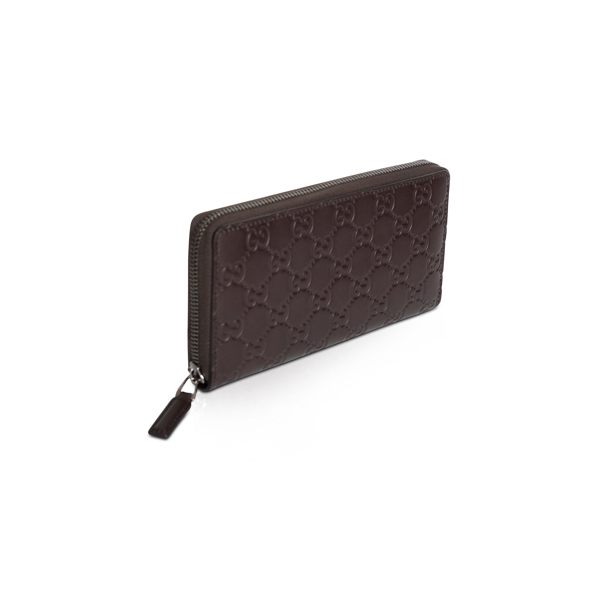 Gucci Guccissima Leather Zip Around Wallet w/ Box