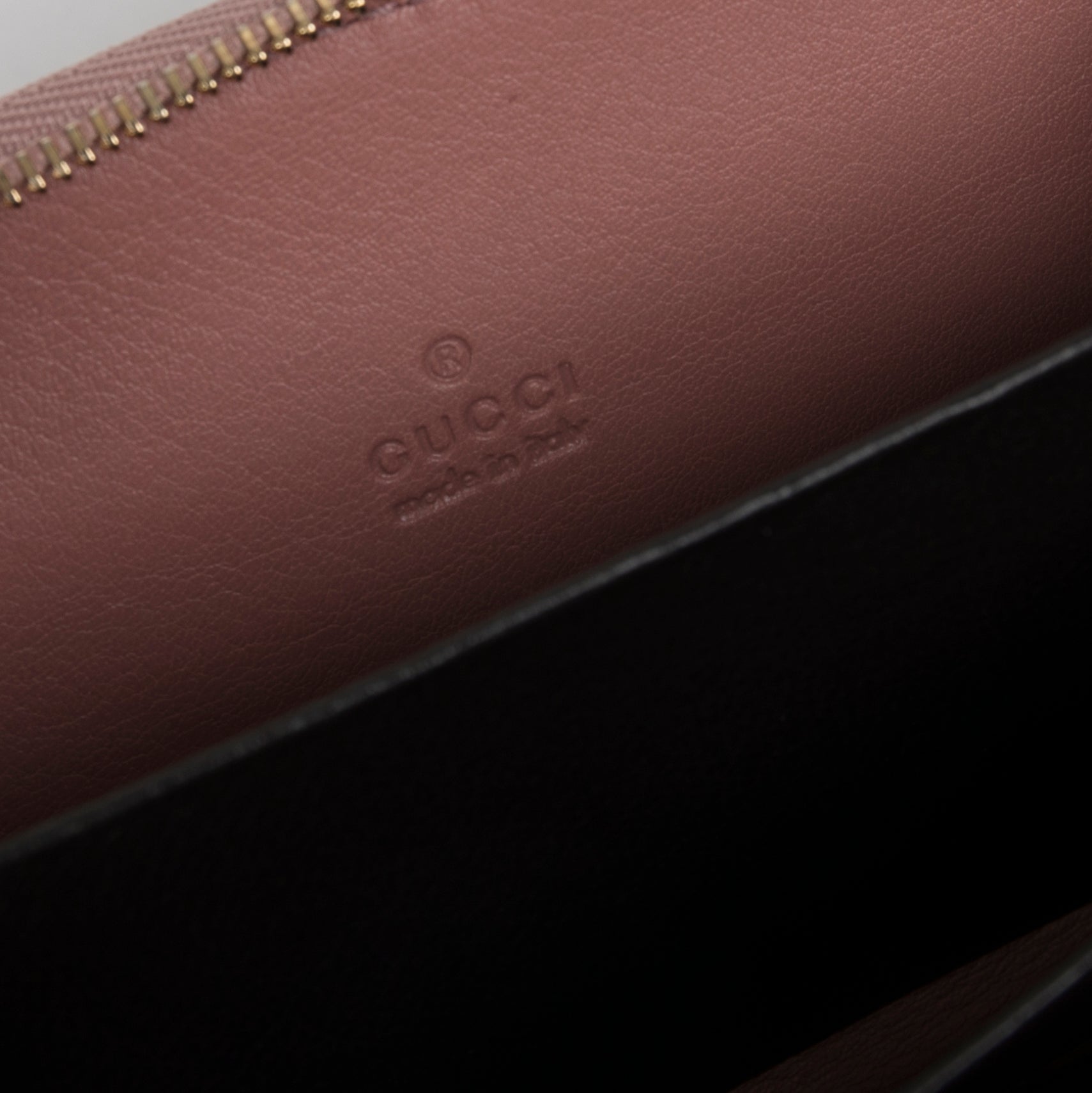 Gucci Guccissima Signature Card Case w/ Box