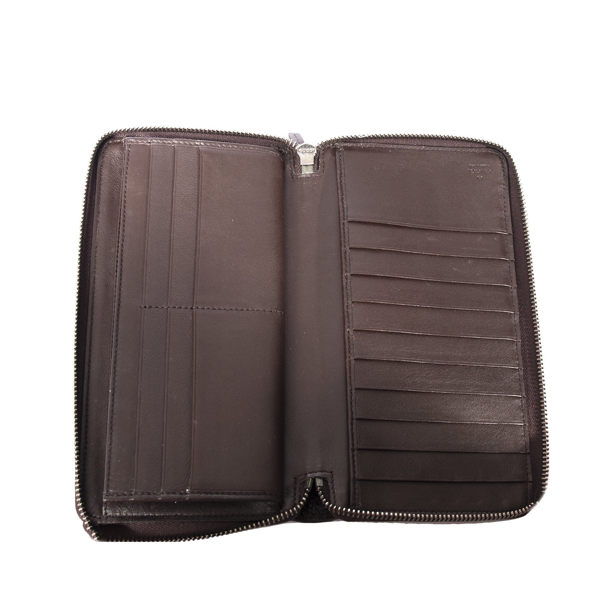 Gucci Guccissima Signature Continental Zip Around Wallet