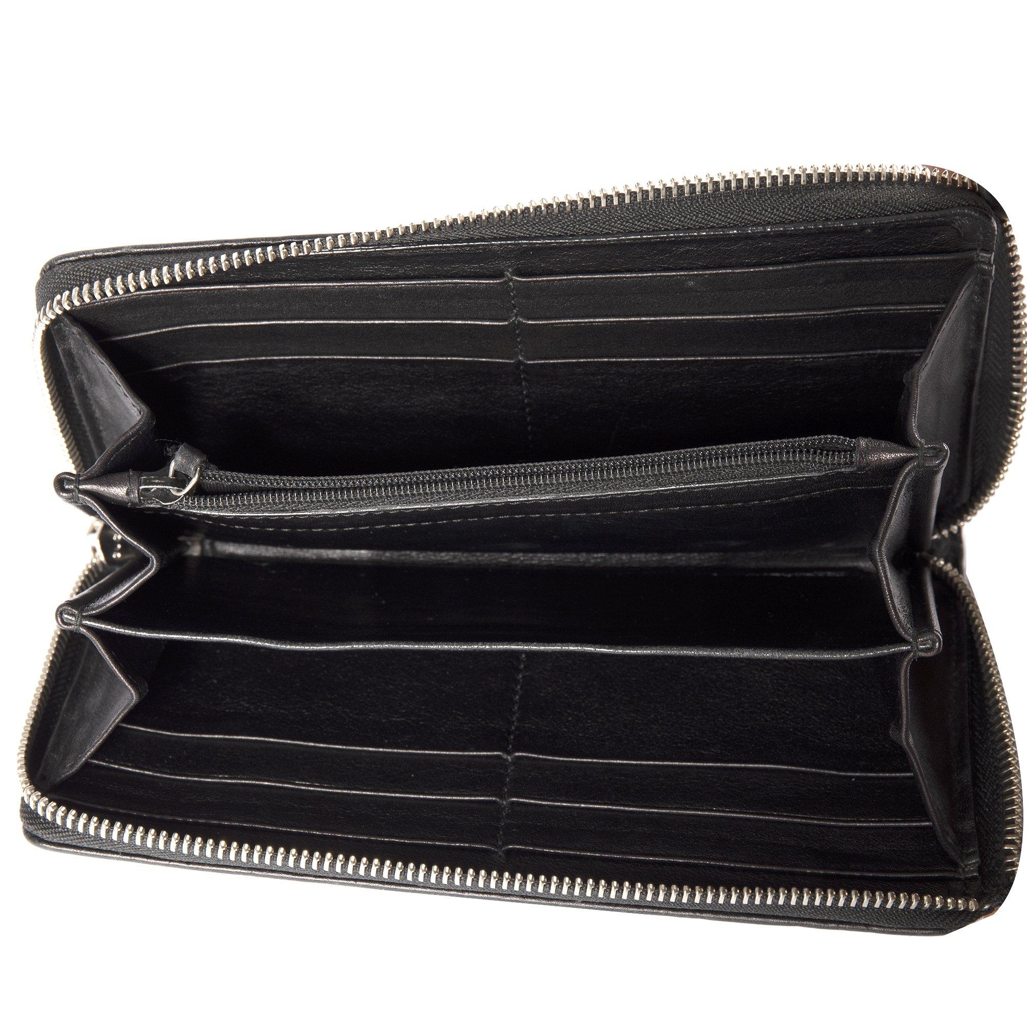 Gucci Guccissima Signature Twins Zip Around Wallet