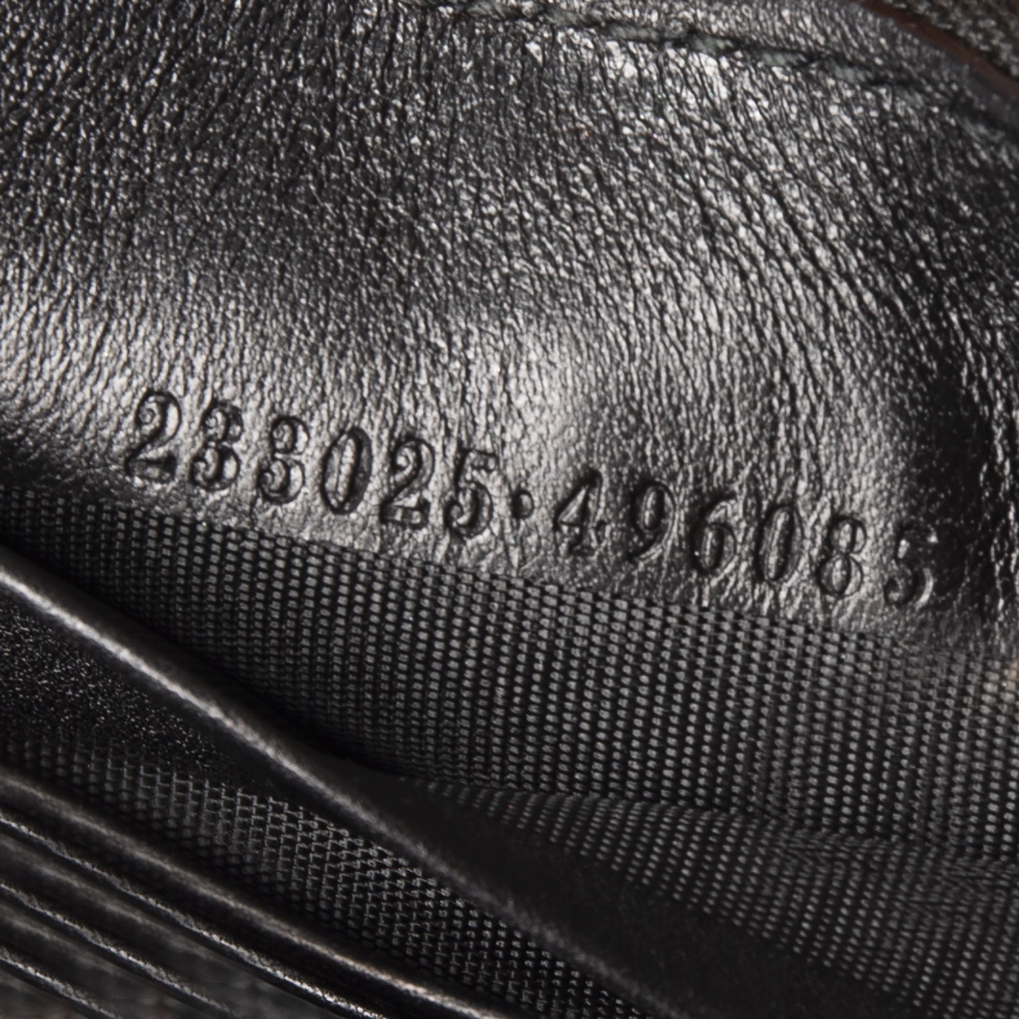 Gucci Guccissima Signature Twins Zip Around Wallet