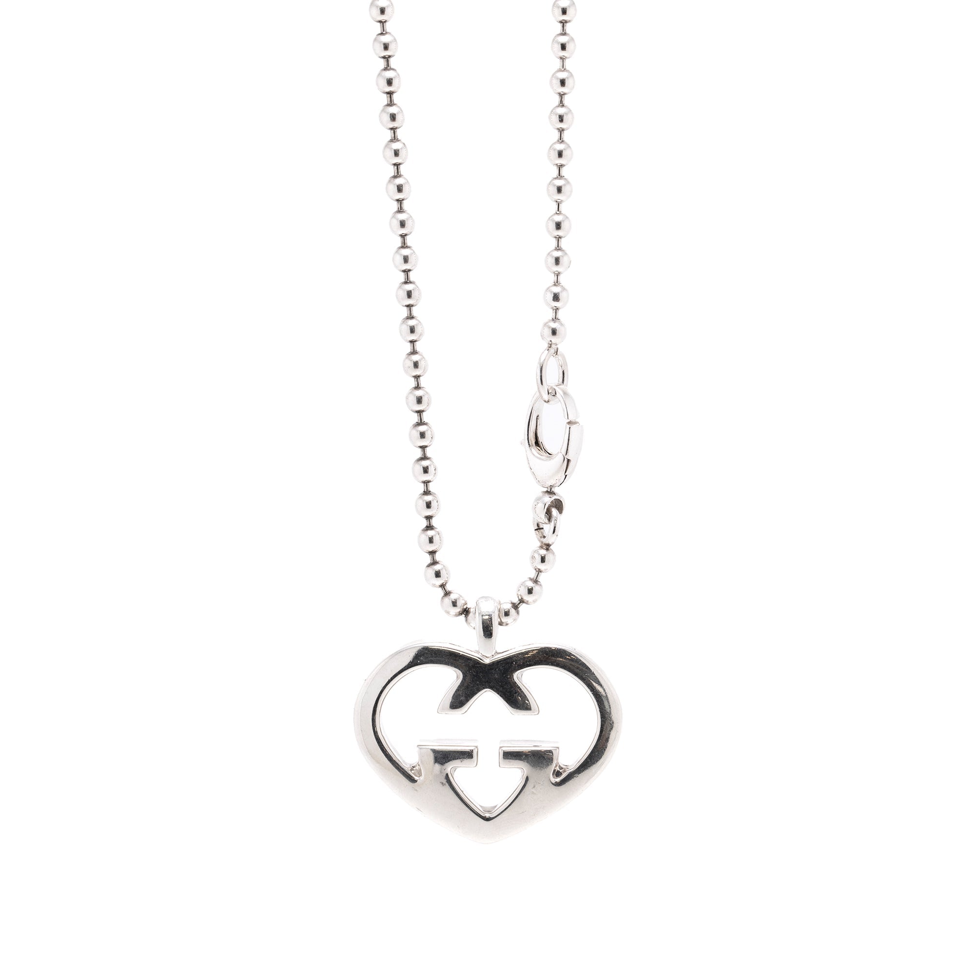 Gucci Heart Britt Heart Pendant Necklace