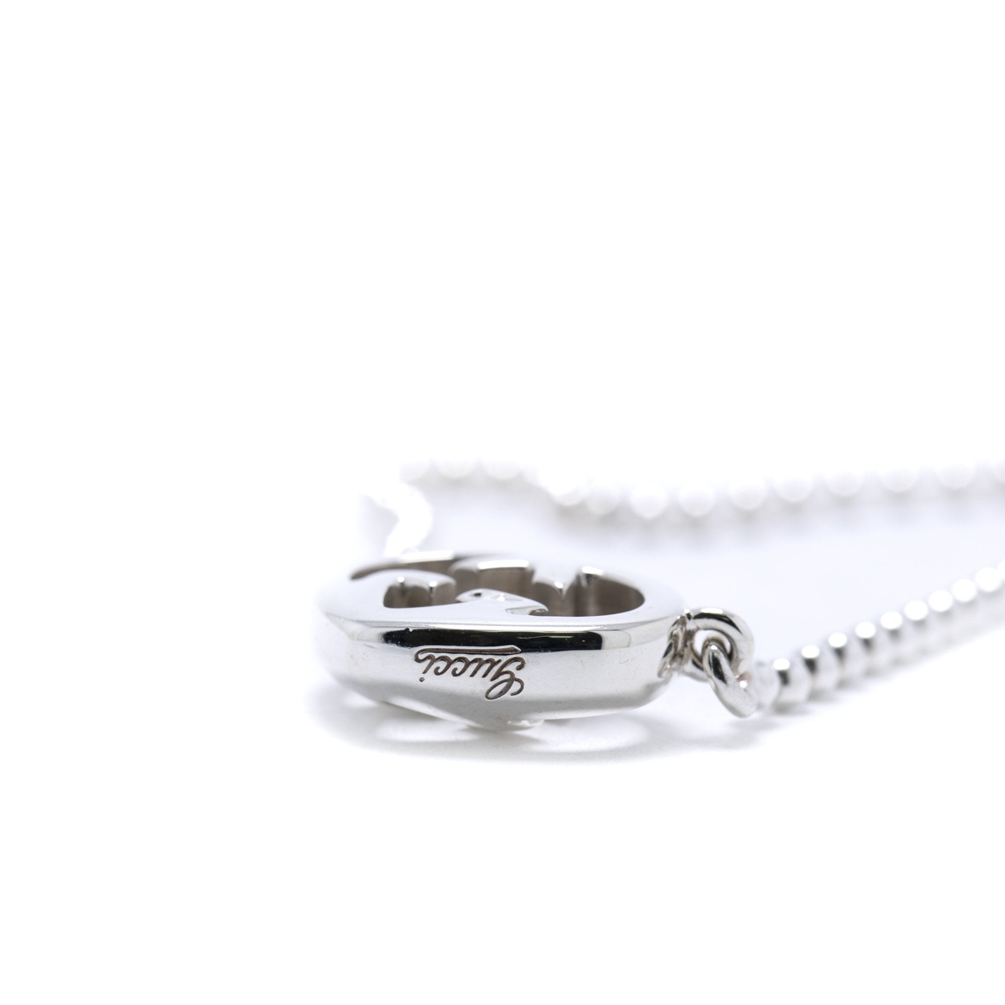 Gucci Heart Britt Heart Pendant Necklace w/ Box