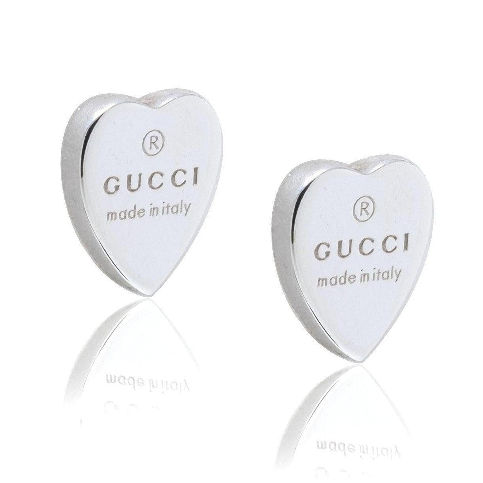 Gucci Heart Stud Earrings