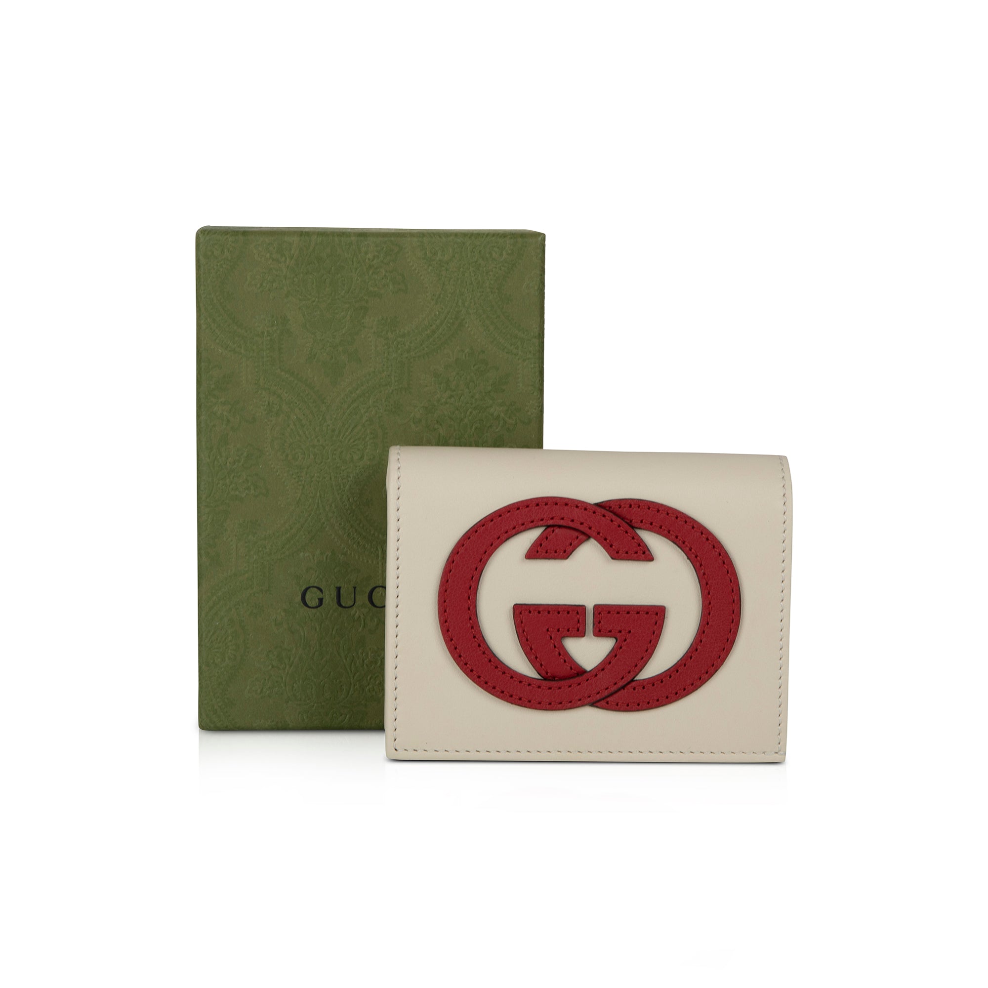 Gucci Interlocking G Case Wallet w/ Box