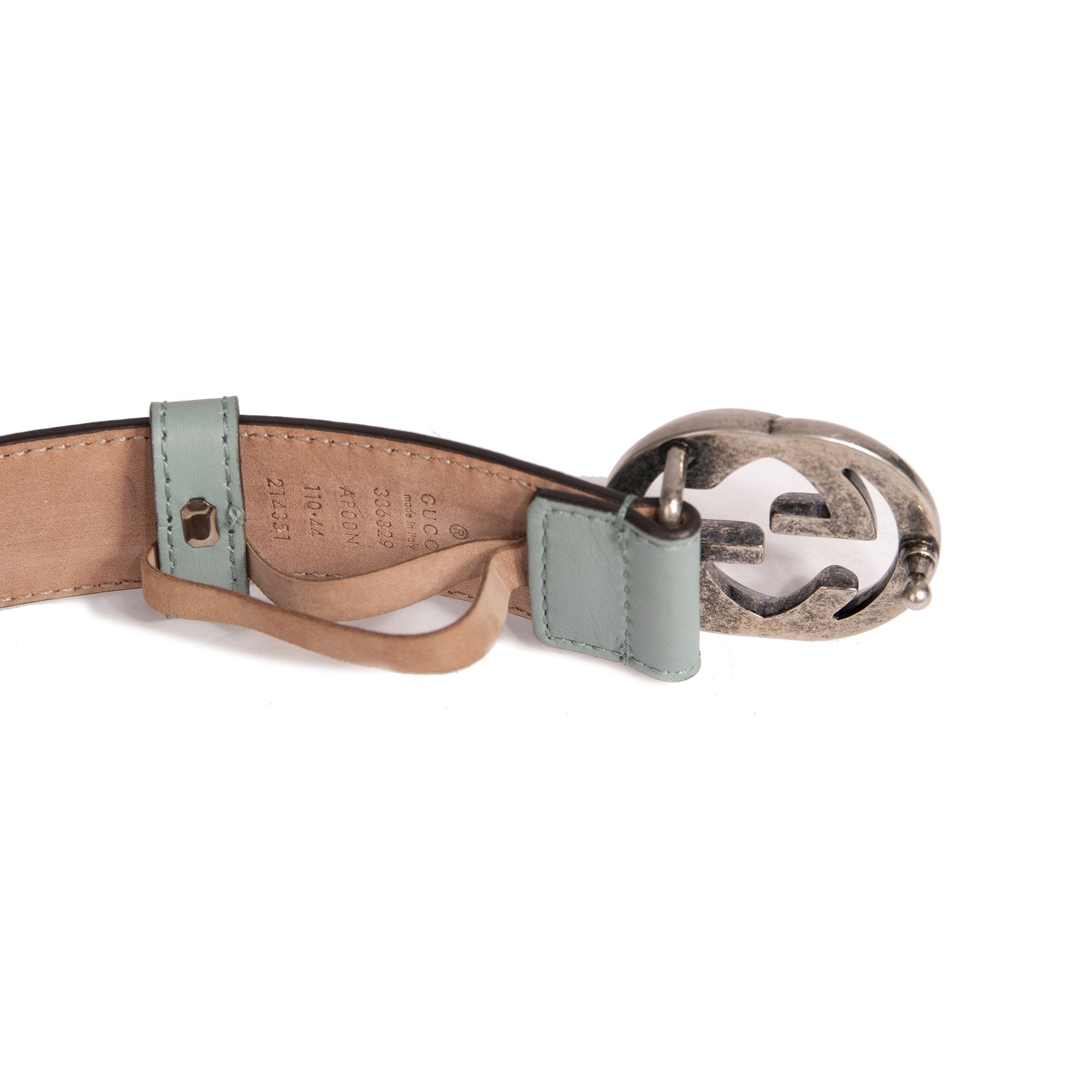 Gucci Interlocking G Leather Belt