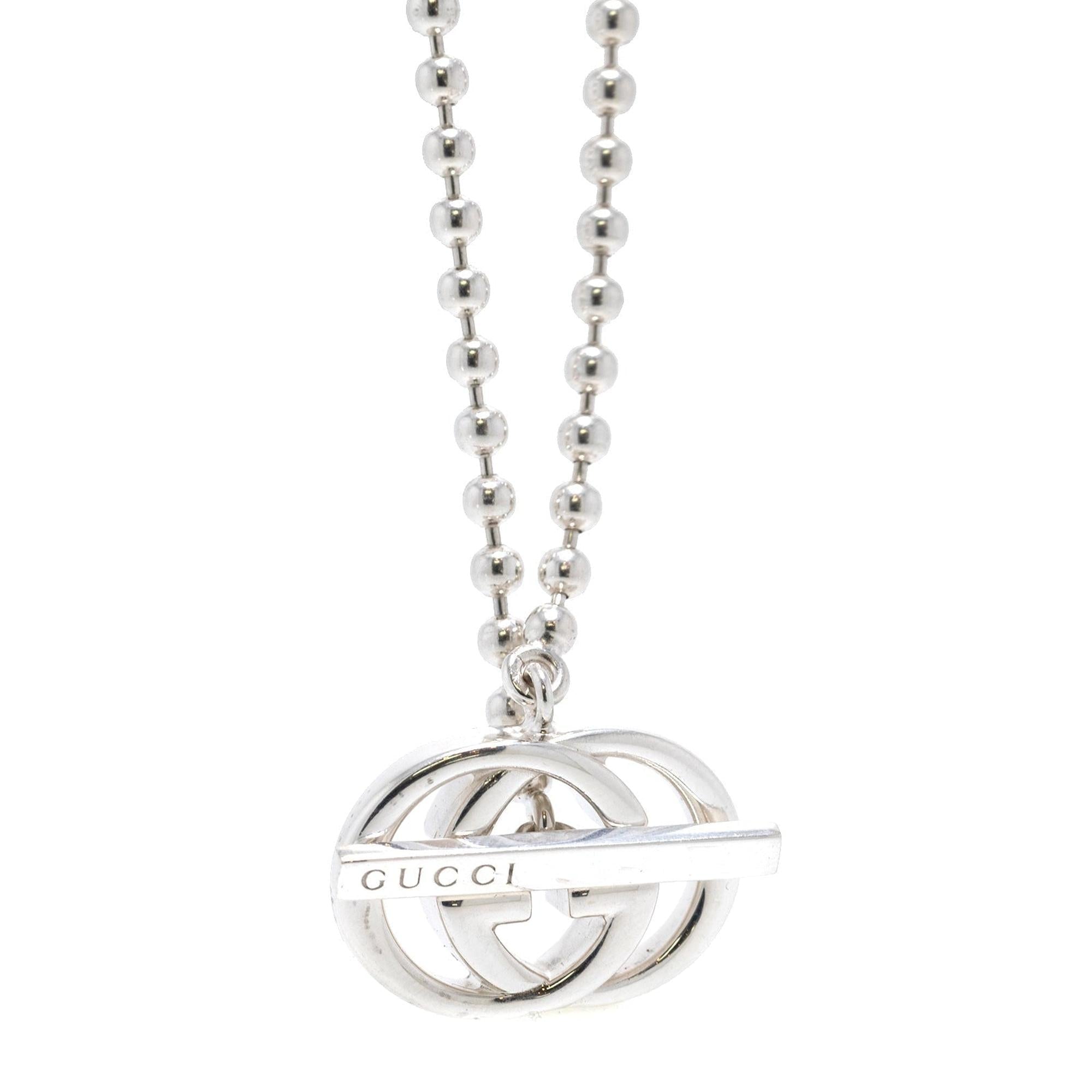 Gucci Interlocking G Toggle Necklace
