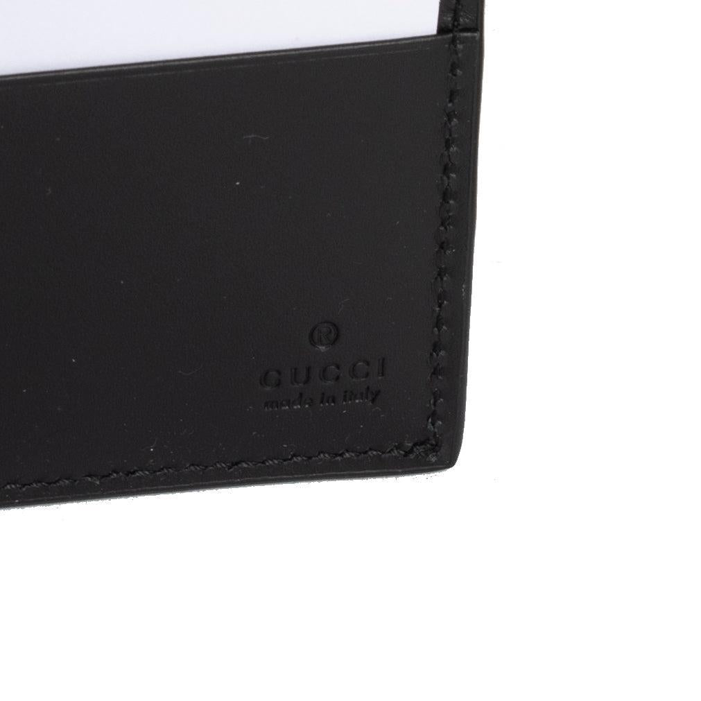 Gucci KingSnake Print Black GG Supreme Bifold Wallet – OLIVER'S