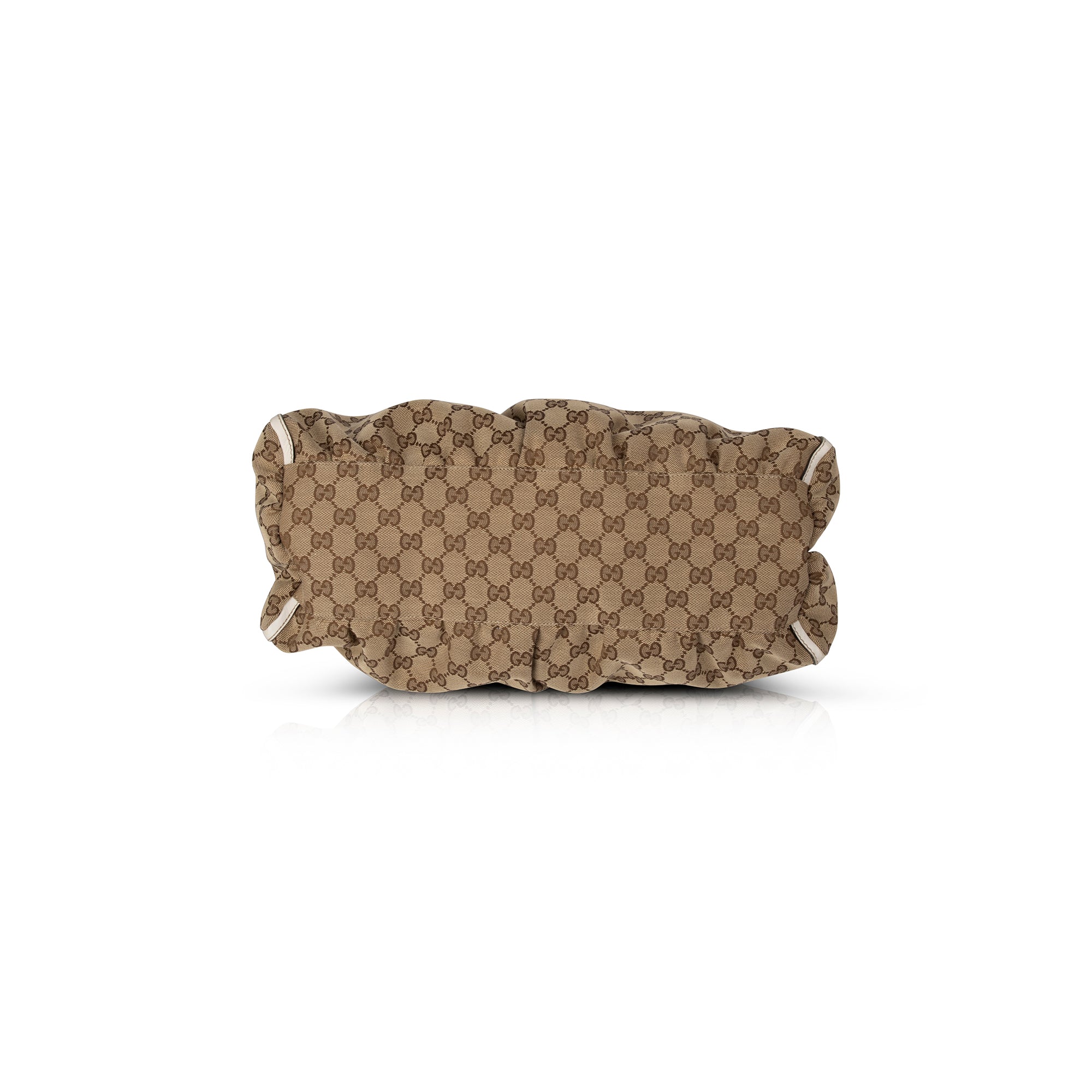 Gucci Large GG Canvas D-Ring Hobo