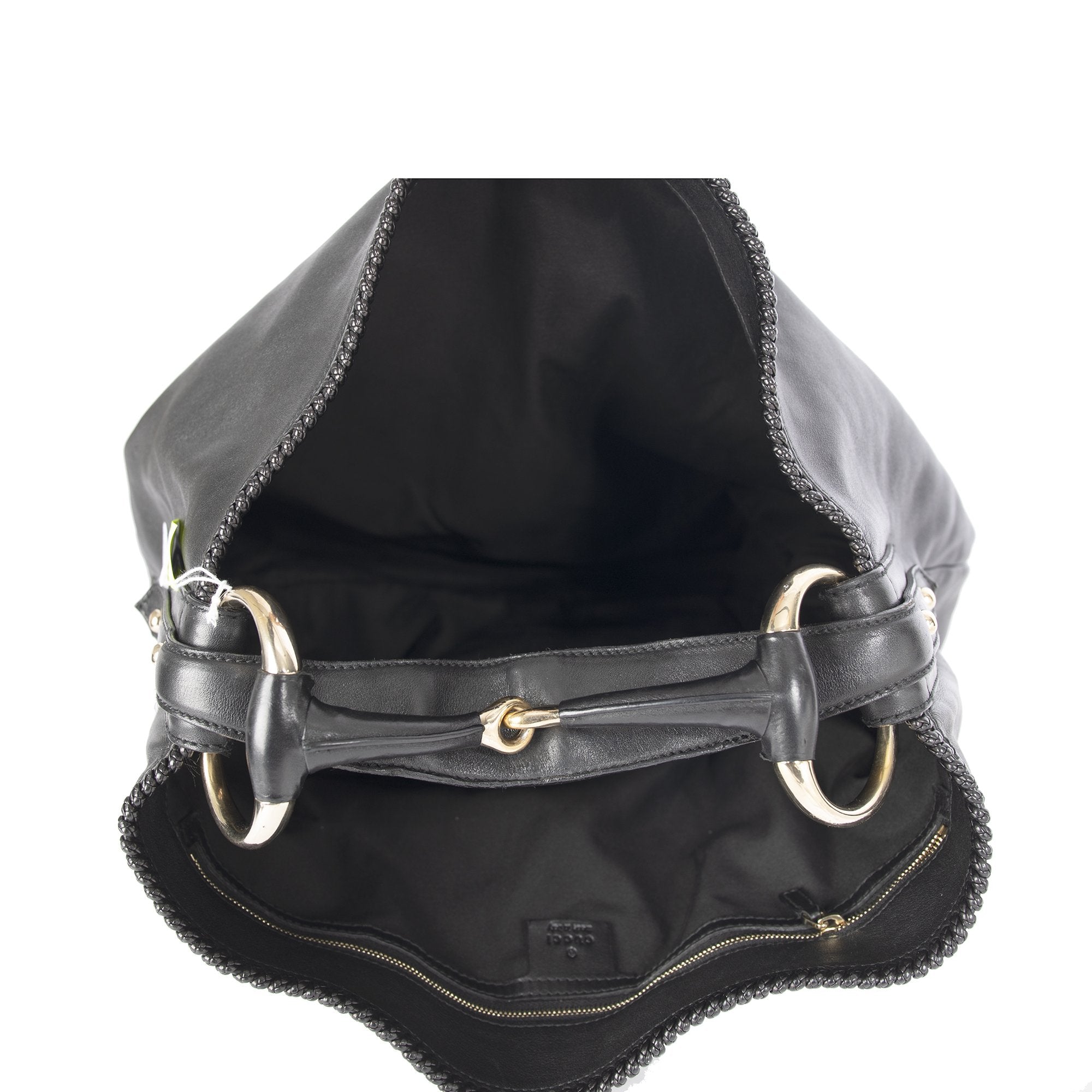 Gucci Large Leather Horsebit Hobo