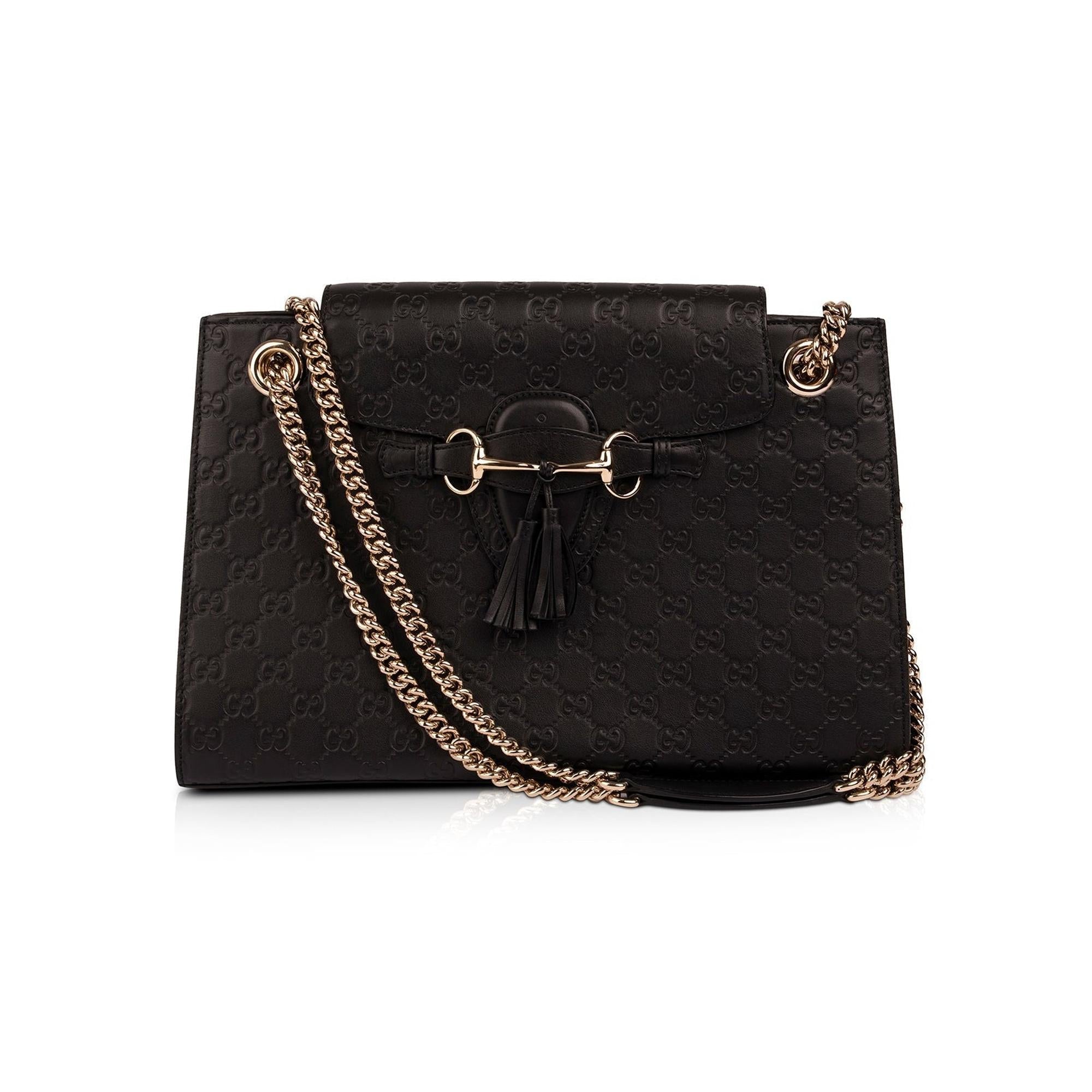 Gucci Large Signature Emily Chain Shoulder Bag