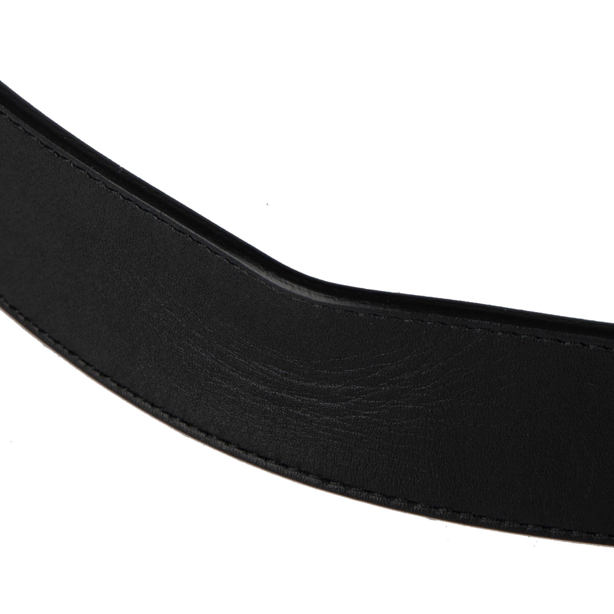 Gucci Leather Belt with Pearl Double G Buckle