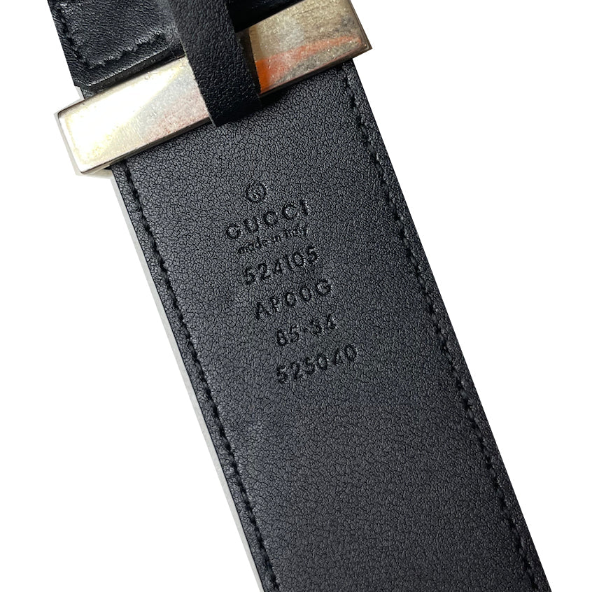 Gucci Leather Belt with Torchon Double G Buckle w/ Box