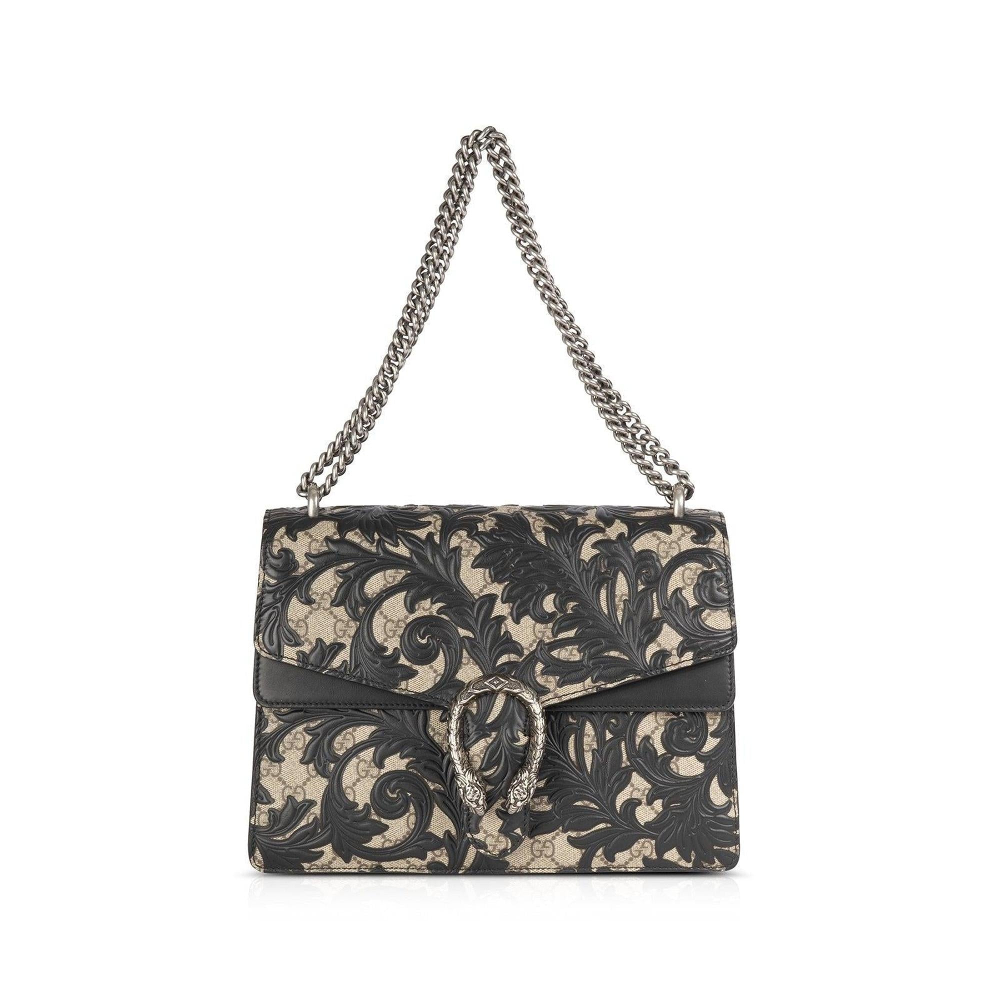 Gucci Limited Edition GG Supreme Arabesque Dionysus Bag