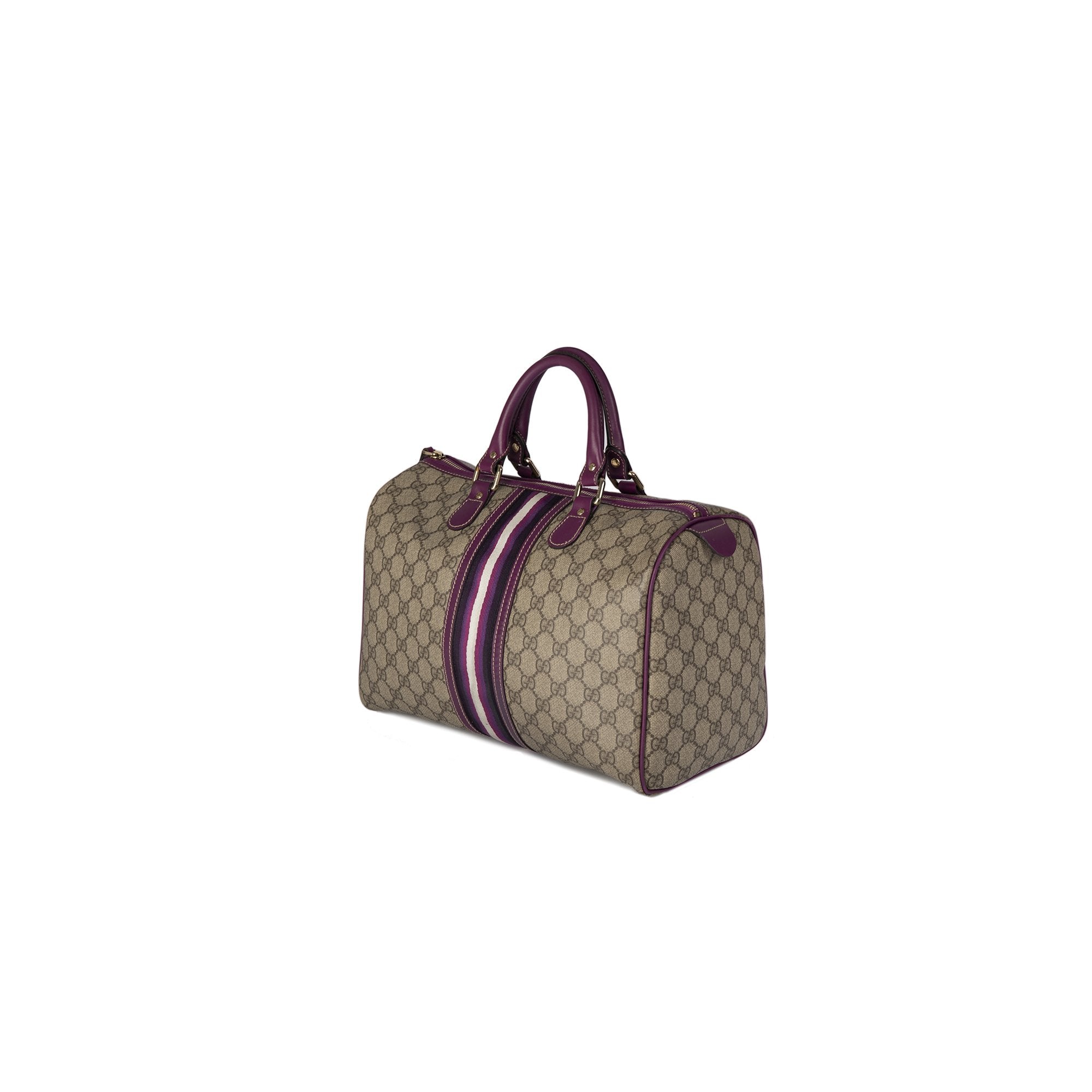 Gucci Limited Edition Medium GG Plus Web Joy Boston Bag