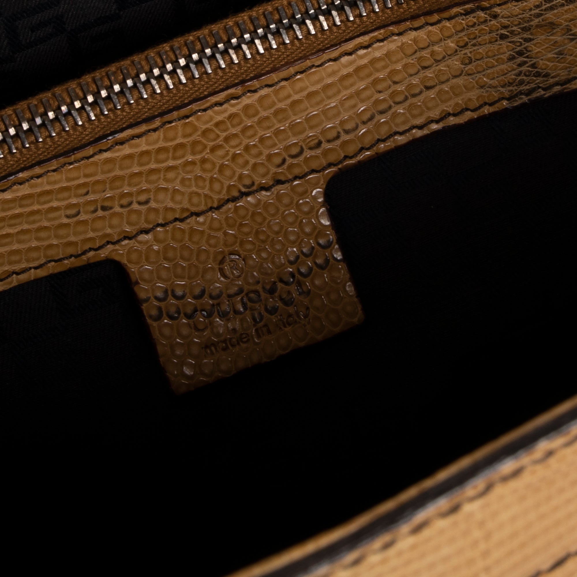 Gucci Lizard Shoulder Bag