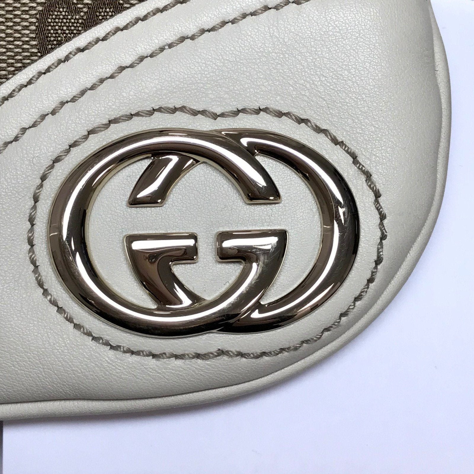 Gucci Medium Britt Hobo Signature GG Canvas Shoulder Bag