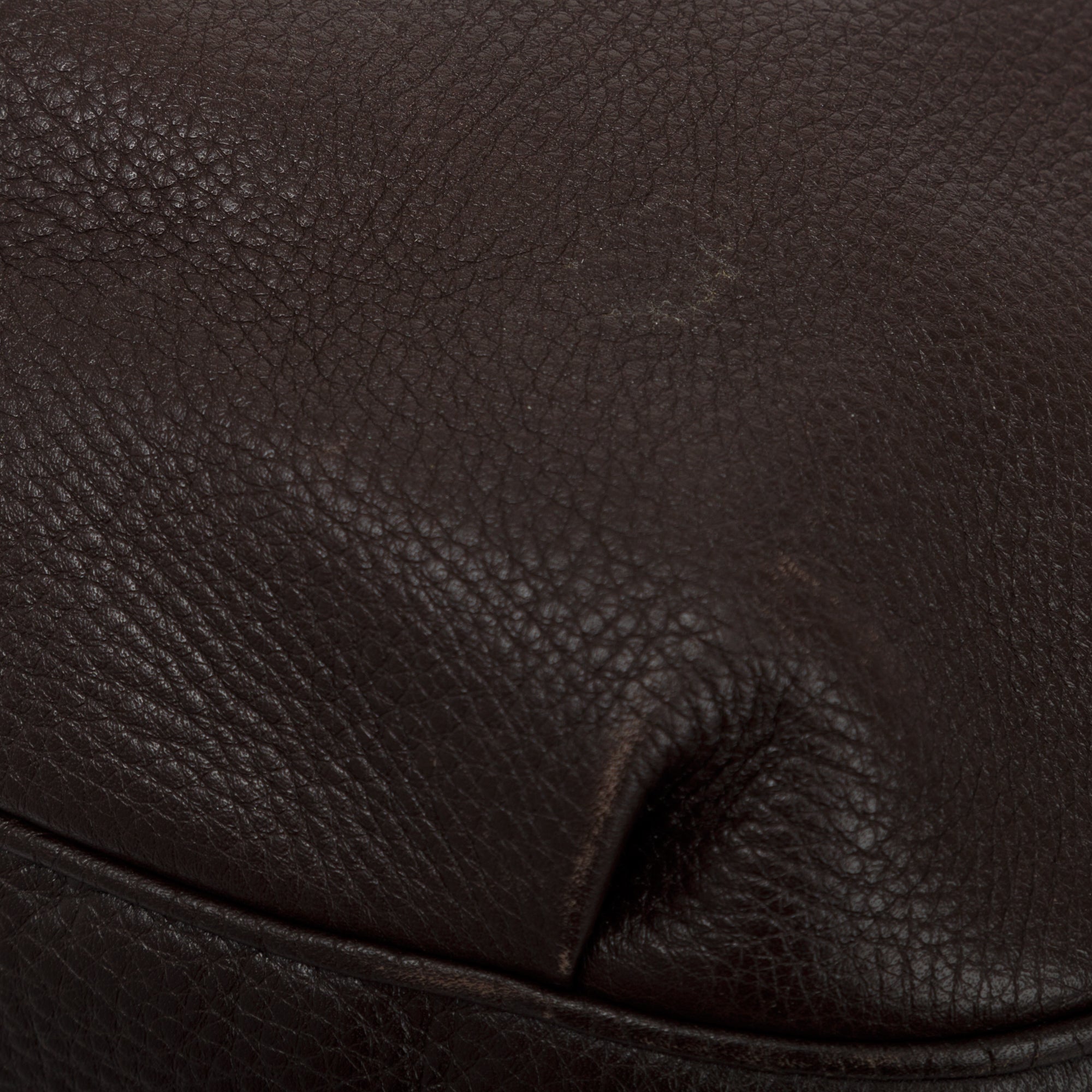 Gucci Medium Brown Leather Dressage Web Hobo Bag w/ Strap