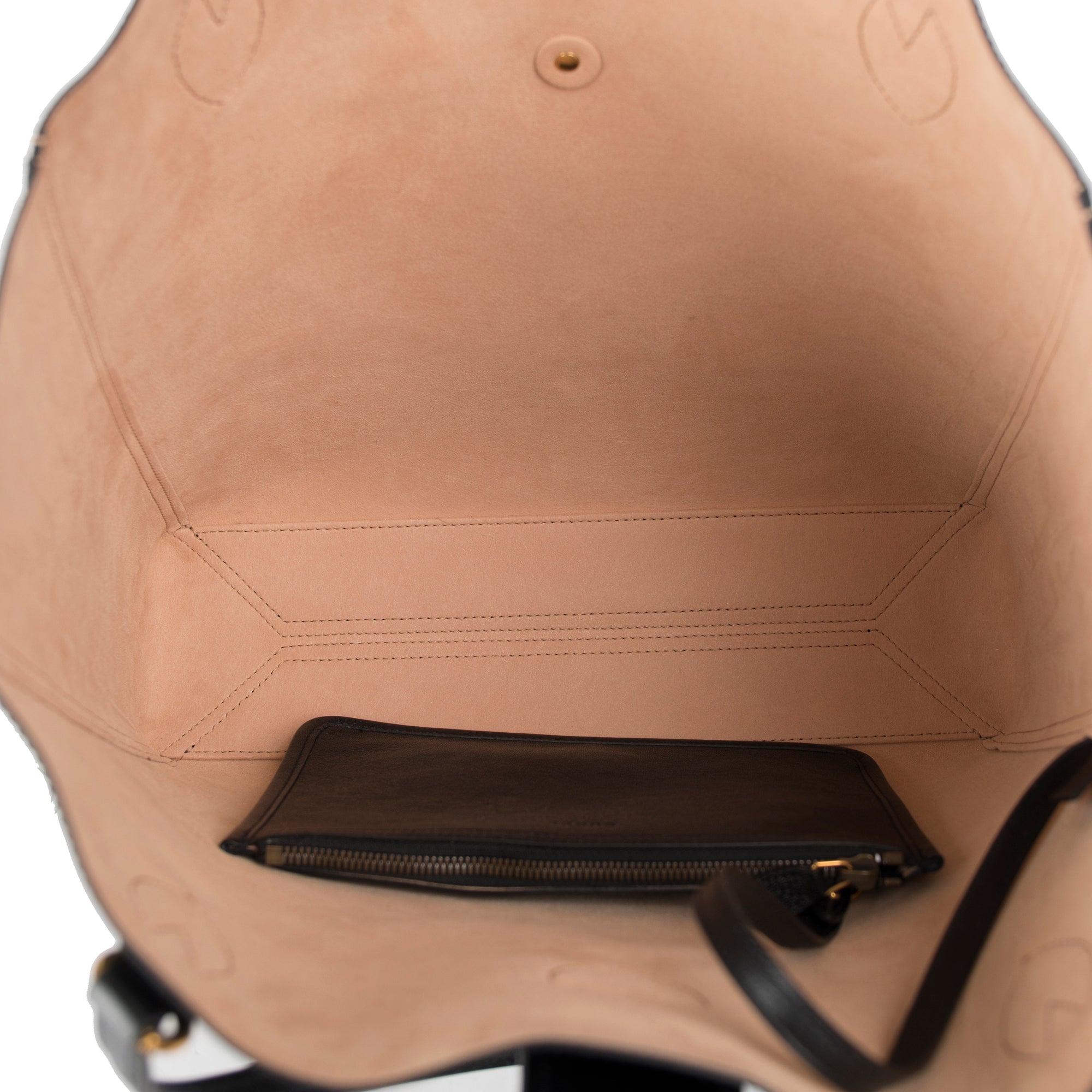 Gucci Medium Double G Leather Tote w/ Box