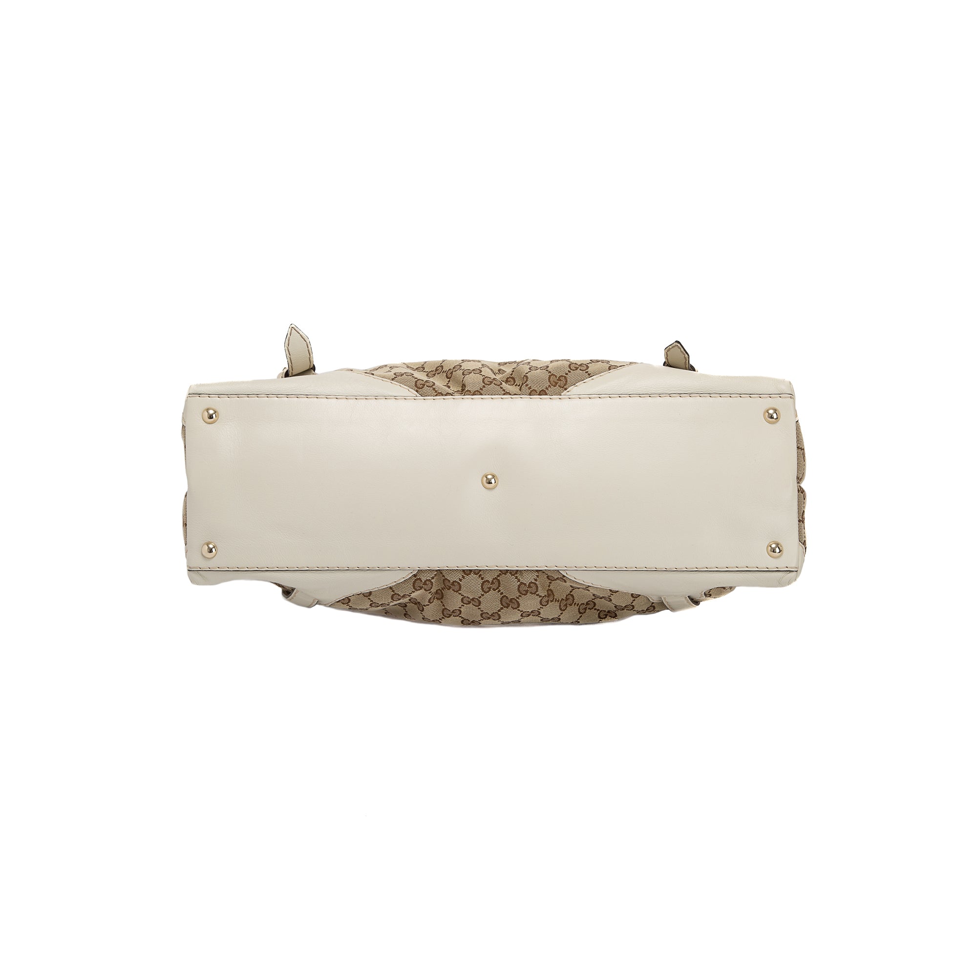 Gucci Medium GG Canvas Horsebit Nail Boston Bag