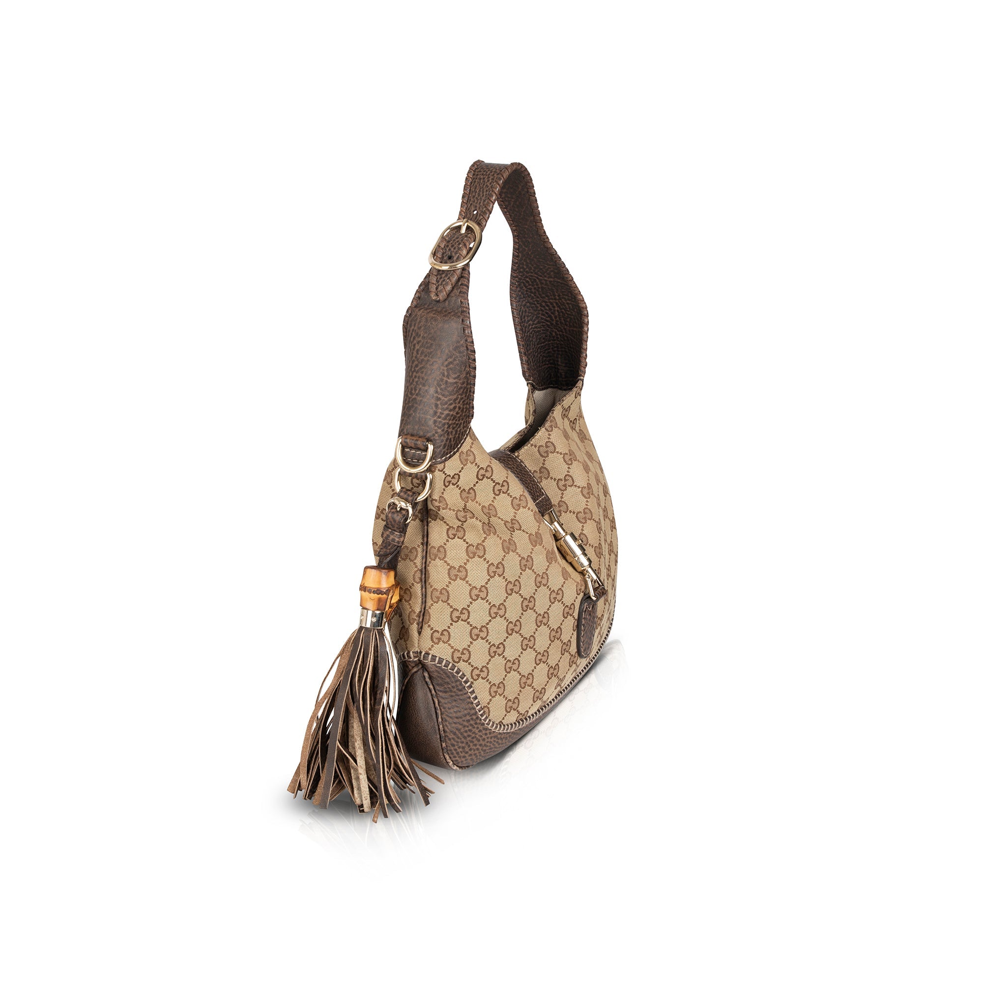 Gucci Medium GG Canvas New Jackie Hobo