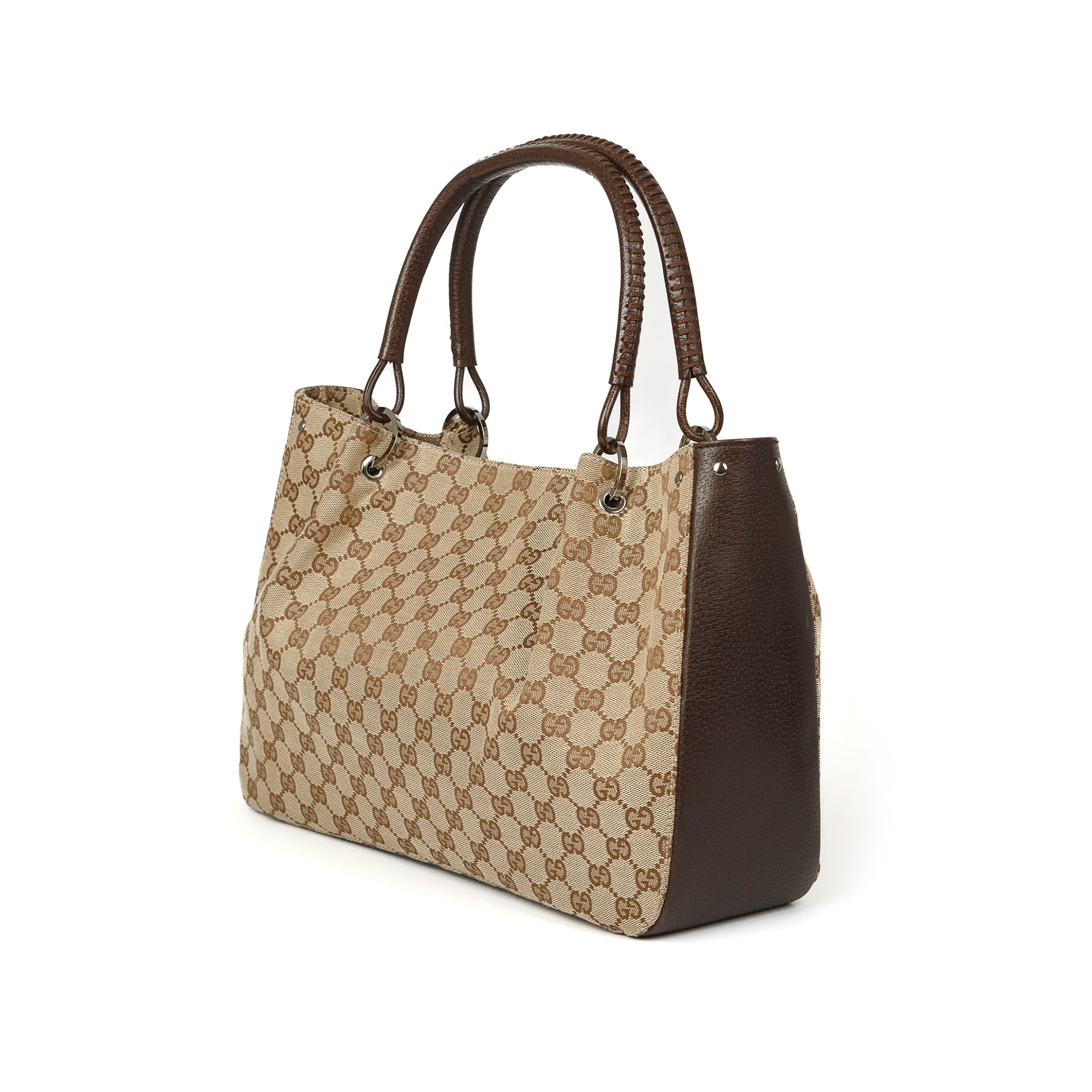 Gucci Medium GG Canvas Shopper Tote