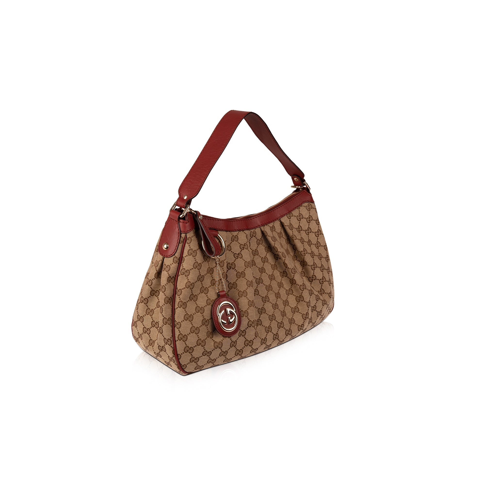 Gucci Medium GG Canvas Sukey Hobo