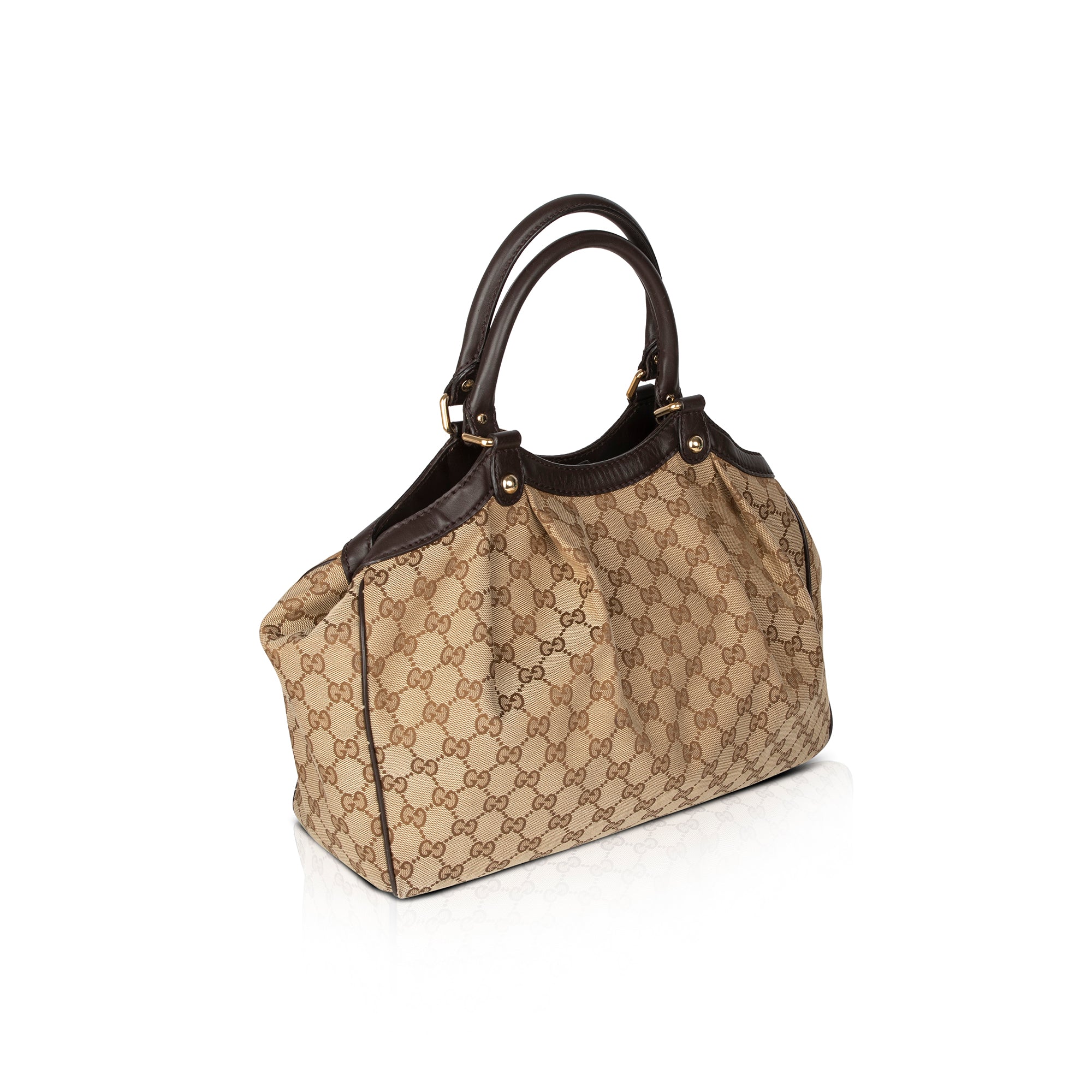 Gucci Medium GG Canvas Sukey Tote